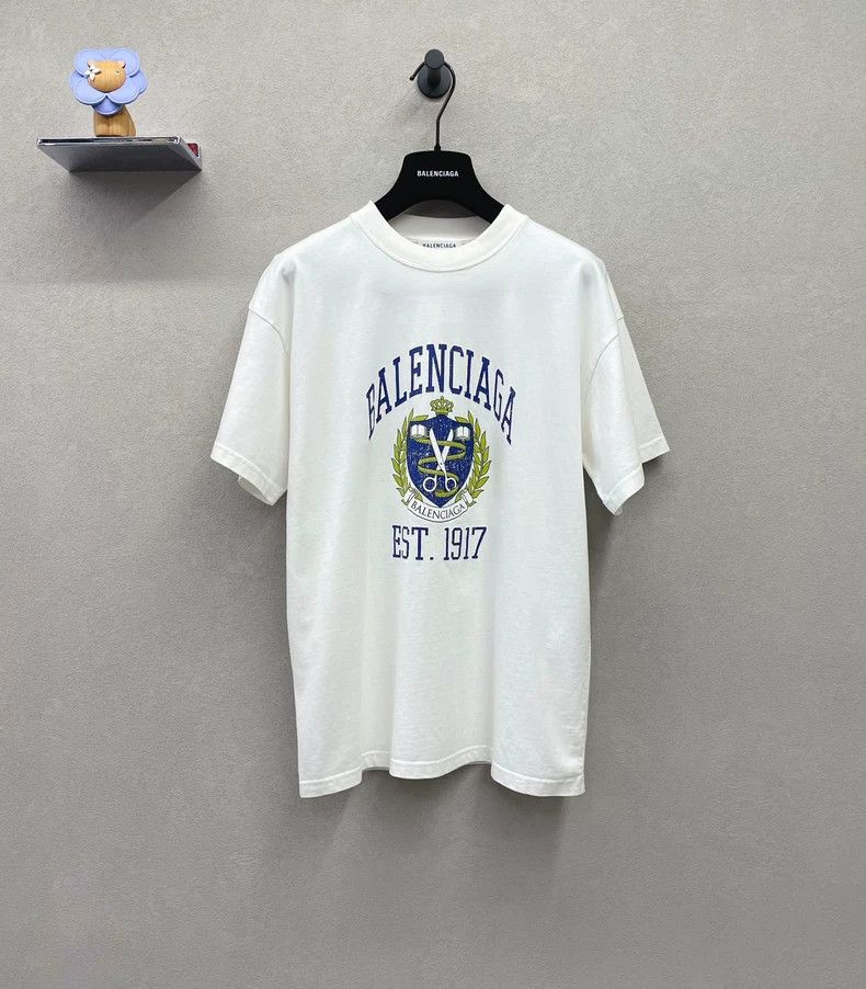 Balenciaga Balenciaga White ears of wheat crown printed short sleeves Size US XS / EU 42 / 0 - 1 Thumbnail