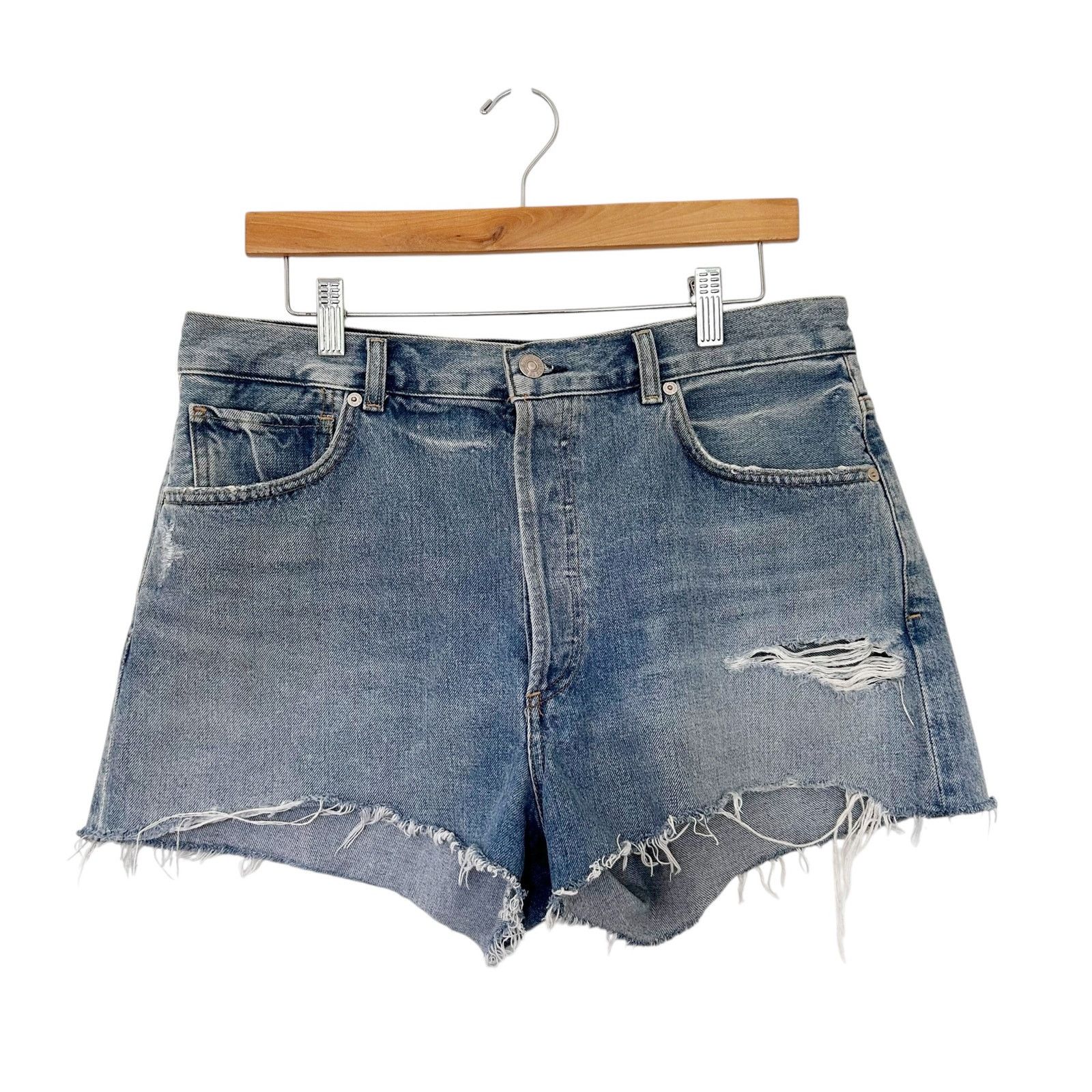 Citizens Of Humanity Citizens of Humanity Kaia Distressed Shorts Sz 31 Size 31" - 1 Thumbnail