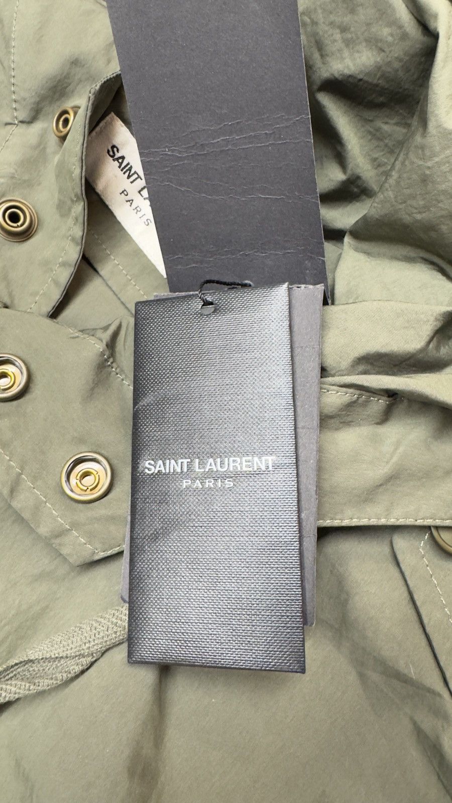 Hedi Slimane × Saint Laurent Paris Saint Laurent Paris Military Green Jacket Size 44 Size US S / EU 44-46 / 1 - 4 Thumbnail