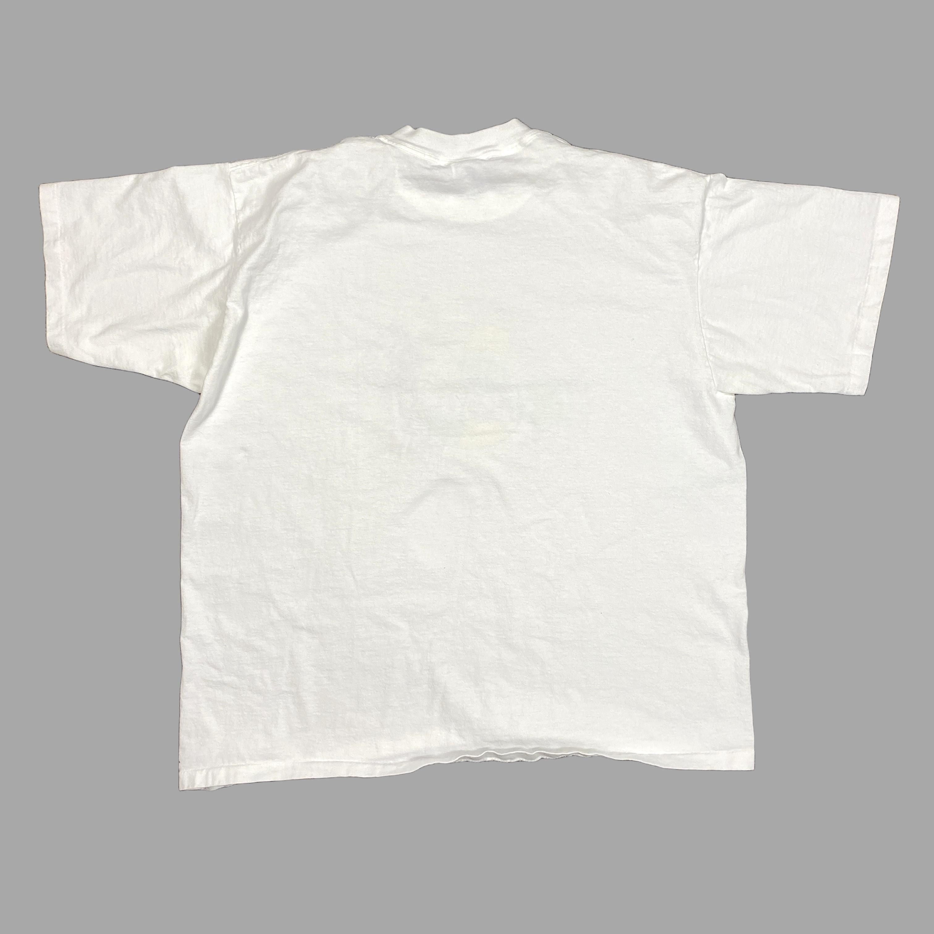 Vintage Single Stitch Heavy Weight Racing Flags Tee White XXL Size US XXL / EU 58 / 5 - 3 Thumbnail