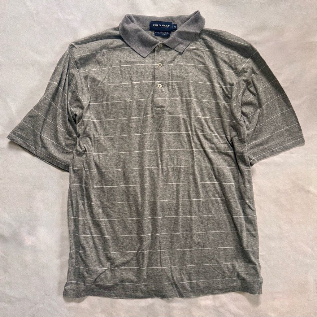 Ralph Lauren Ralph Lauren Polo Golf Vintage Gray Stripes Men’s XL Size US XL / EU 56 / 4 - 1 Thumbnail
