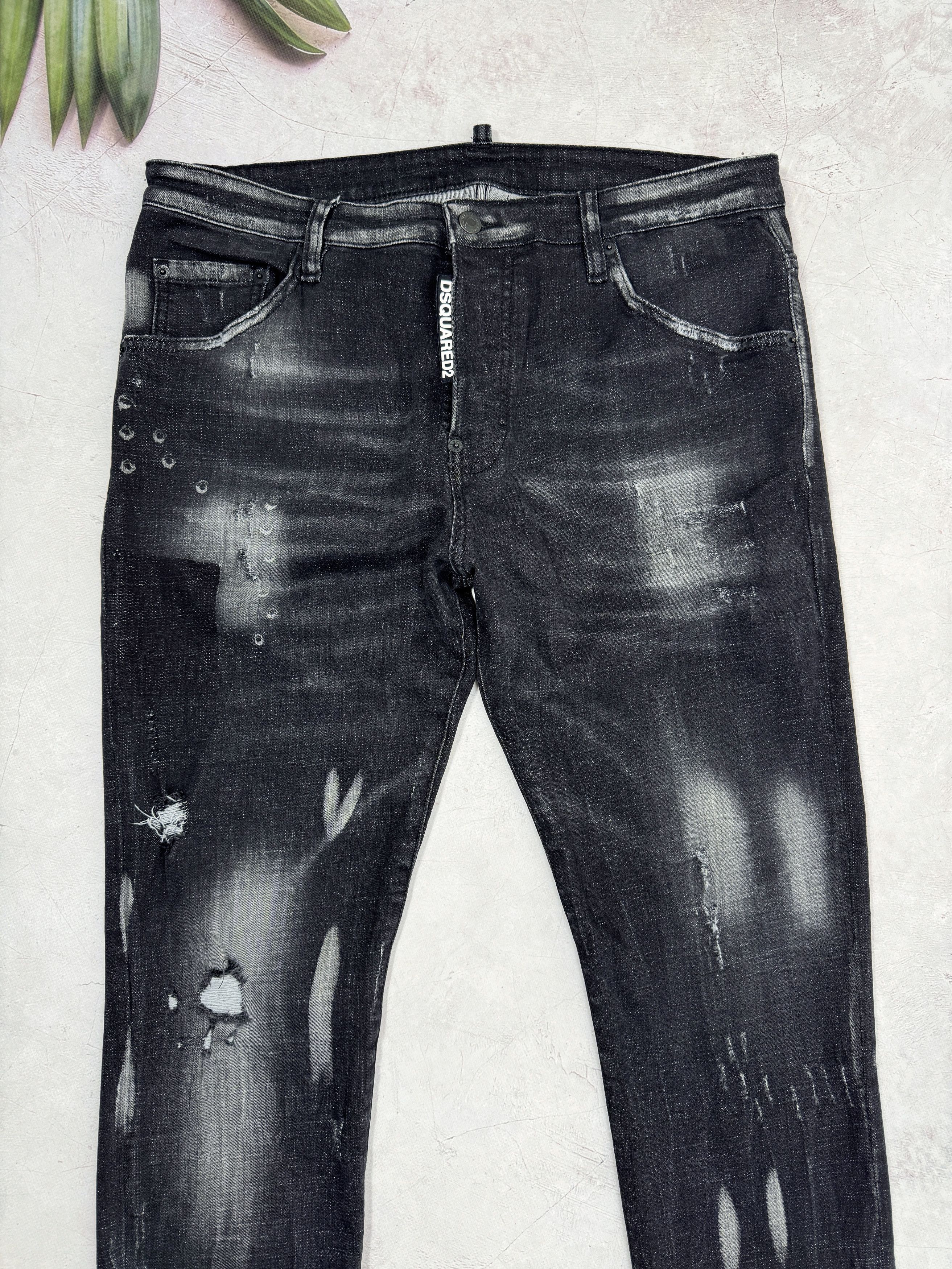 Dsquared2 Dsquared2 Denim Pants Tidy Biker Jeans Distressed Black Size US 36 / EU 52 - 3 Thumbnail