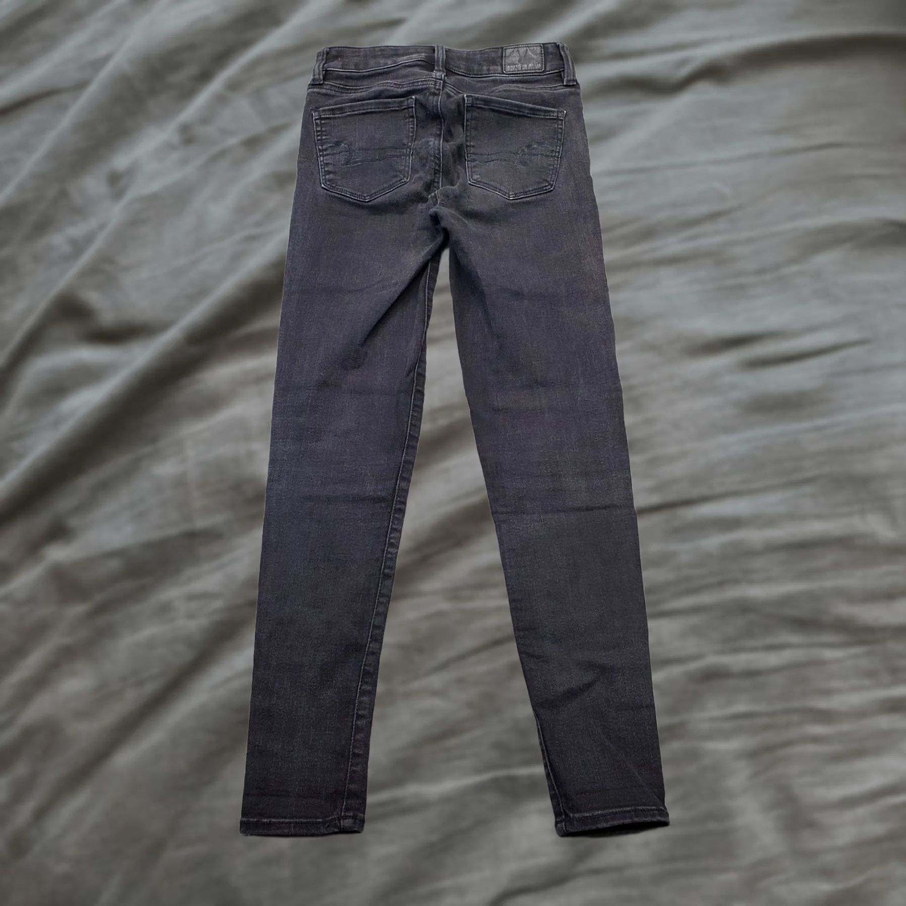 American Eagle Outfitters American Eagle Outfitters Jeans Womens Size 00 Black Denim Flat Front Skinny Leg Size 24" / US 00 / IT 34 - 1 Thumbnail