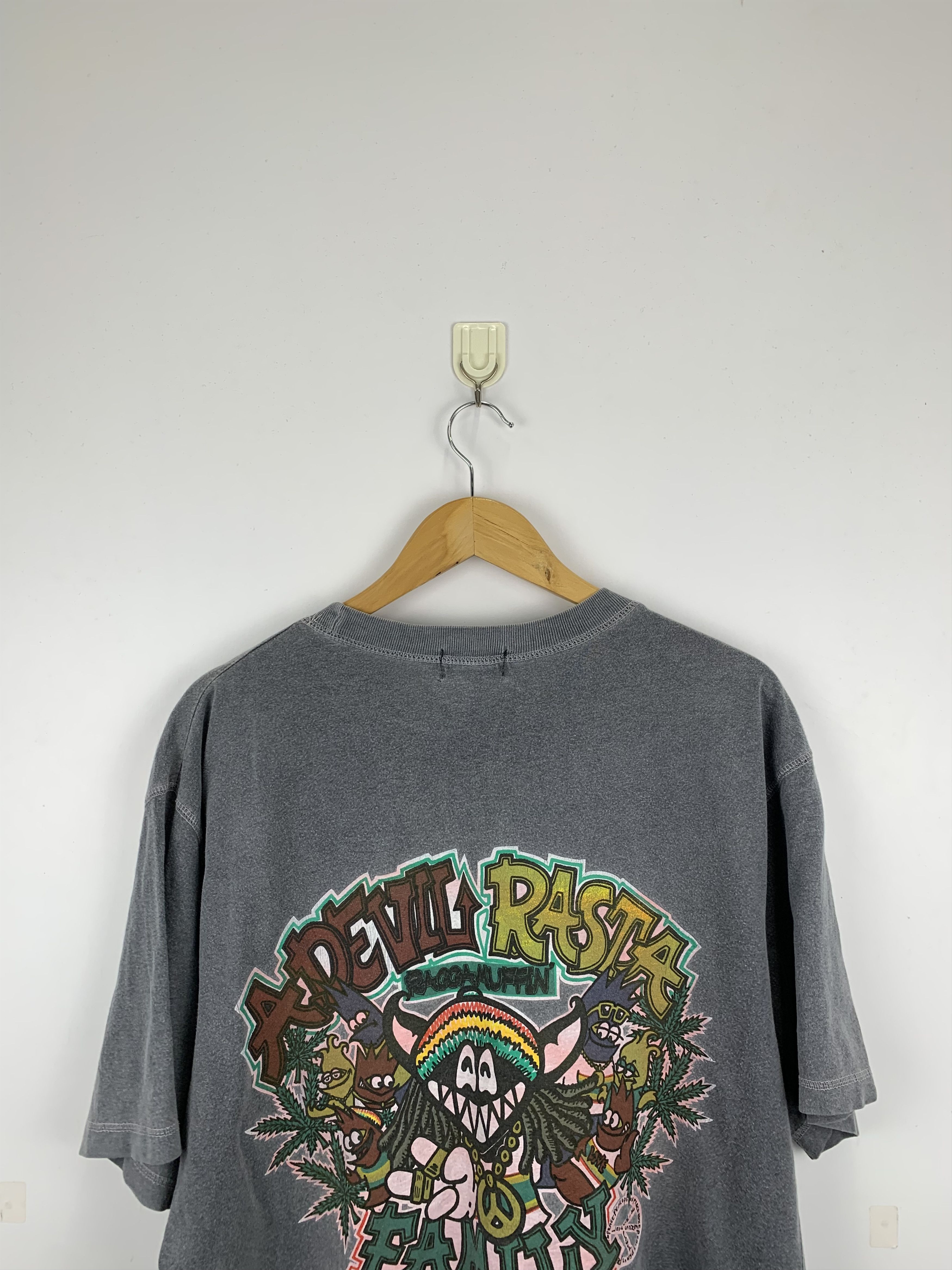 Vintage Vintage Sun Faded Rasta Boy T Shirt TA0066 Size US L / EU 52-54 / 3 - 2 Thumbnail