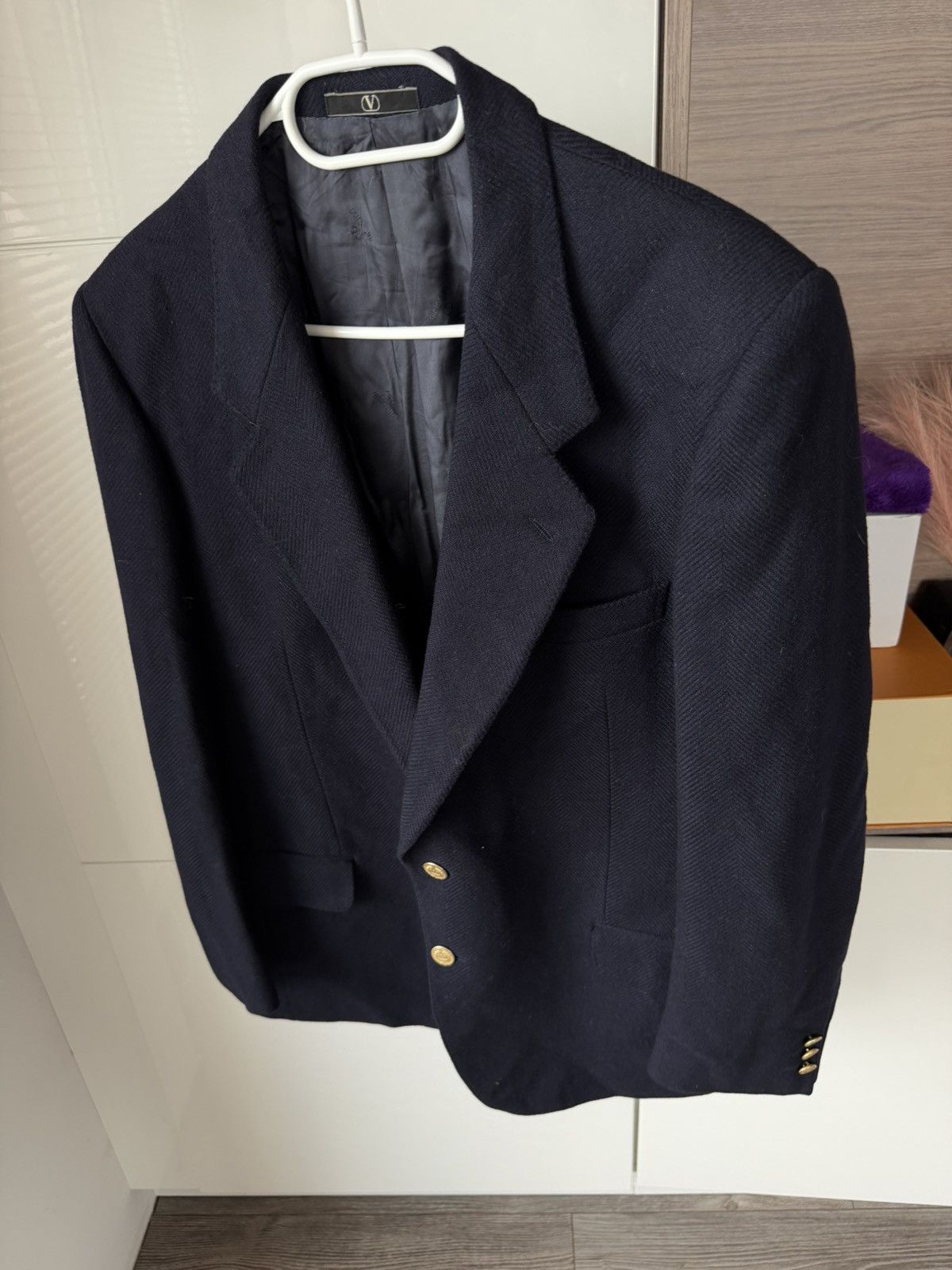 Givenchy Vintage Archival Givenchy Wool/Mohair Luxury Blazer Size 48R - 14 Thumbnail