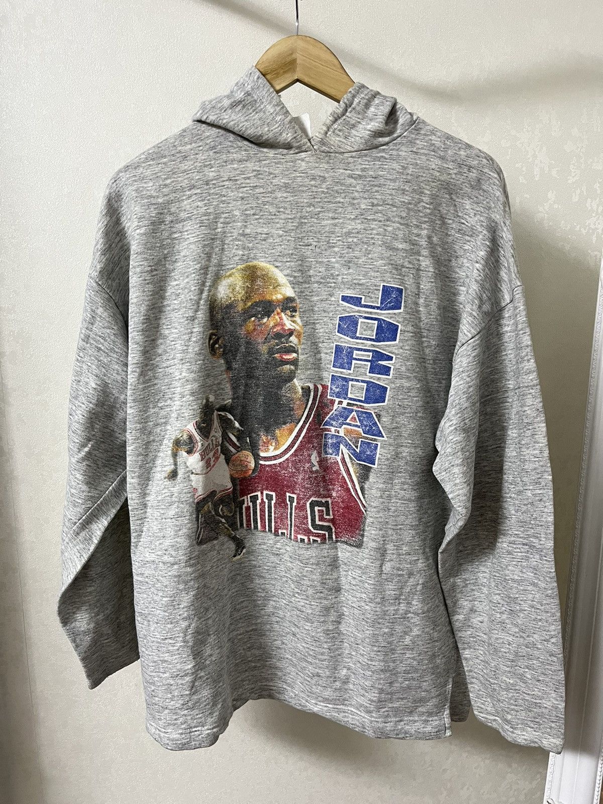 Jordan Brand × Vintage Michael Jordan Printed Vintage Hoodie Size US XL / EU 56 / 4 - 1 Thumbnail