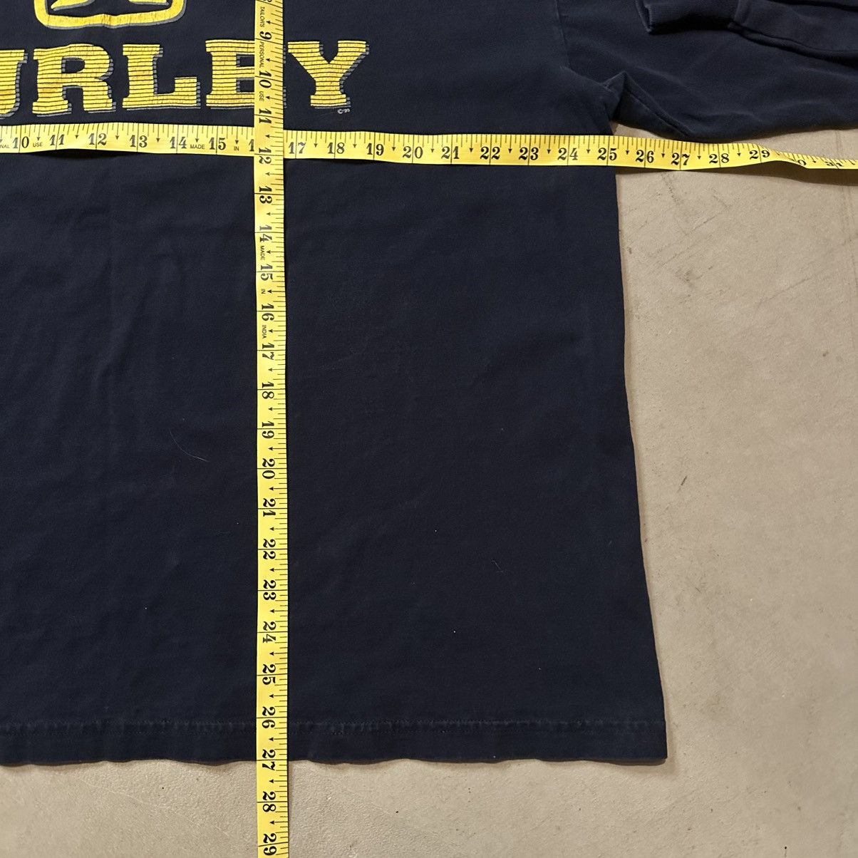 Hurley Vintage 1999 Navy Hurley 999 Surf Skater Long Sleeve Shirt Size US XL / EU 56 / 4 - 9 Thumbnail