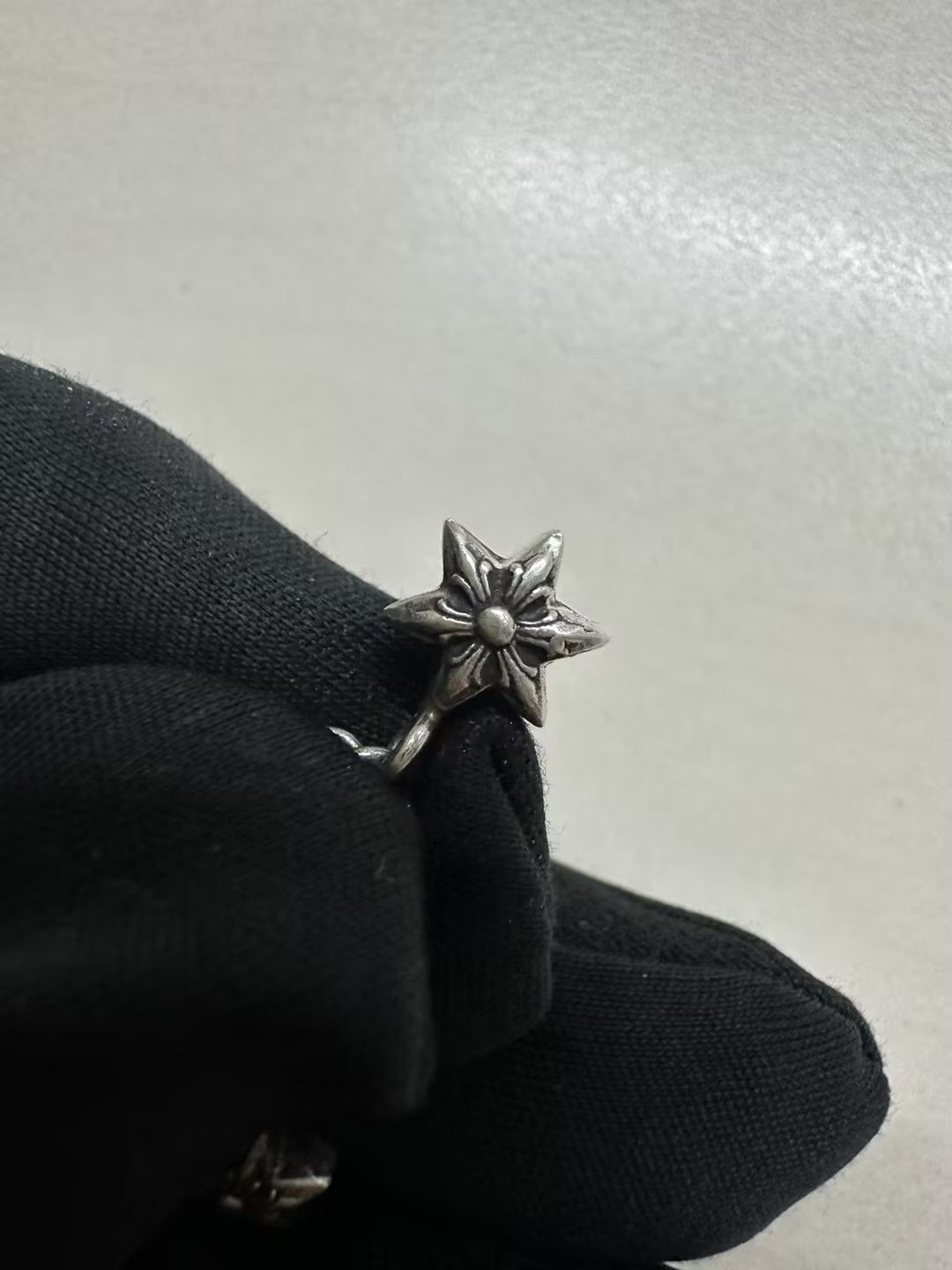 Chrome Hearts Chrome Hearts Silver Jojo Star Earring Drop Size ONE SIZE - 8 Thumbnail