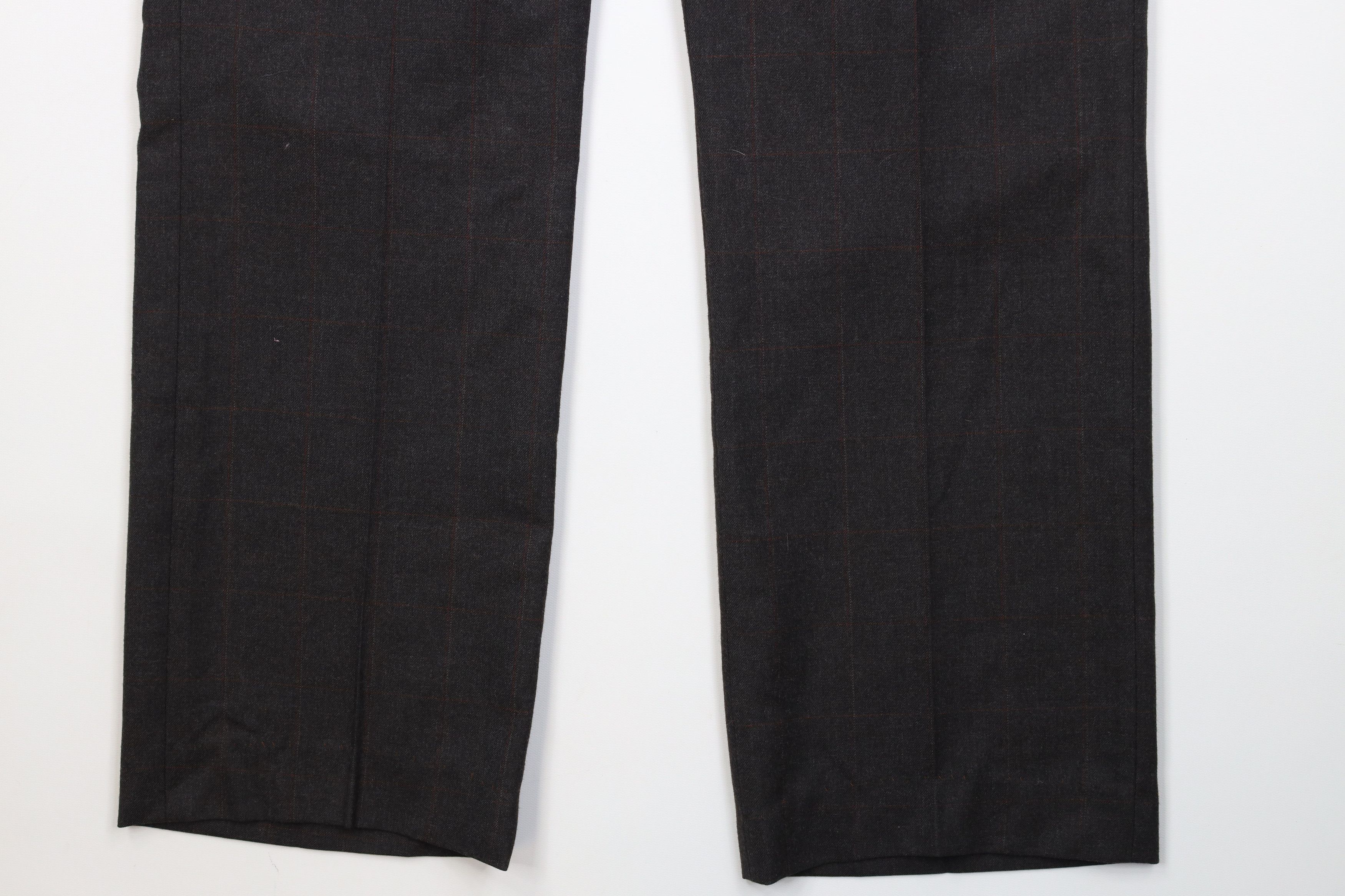 Vintage Vintage 70s Streetwear Knit Wide Leg Chino Pants Plaid USA Size US 36 / EU 52 - 5 Thumbnail