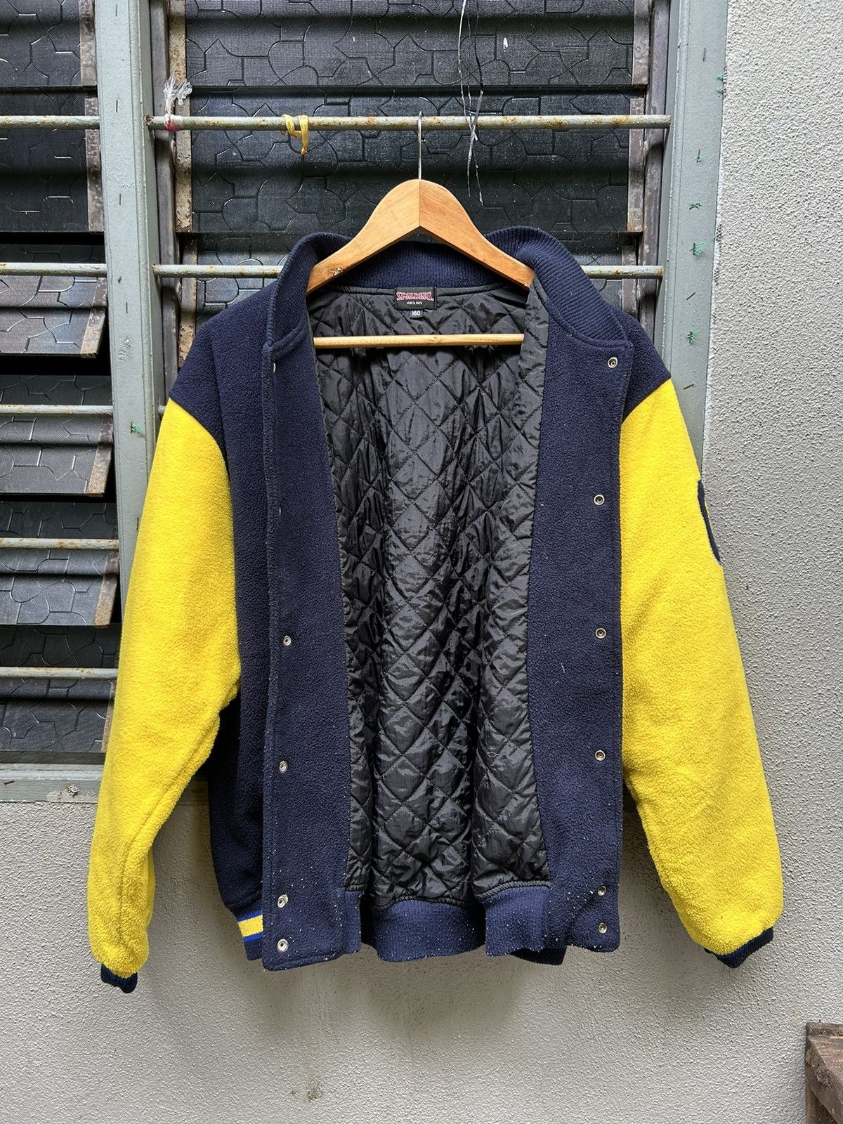 Designer Vintage Spalding Usa Fleece Jacket Size US XL / EU 56 / 4 - 5 Thumbnail