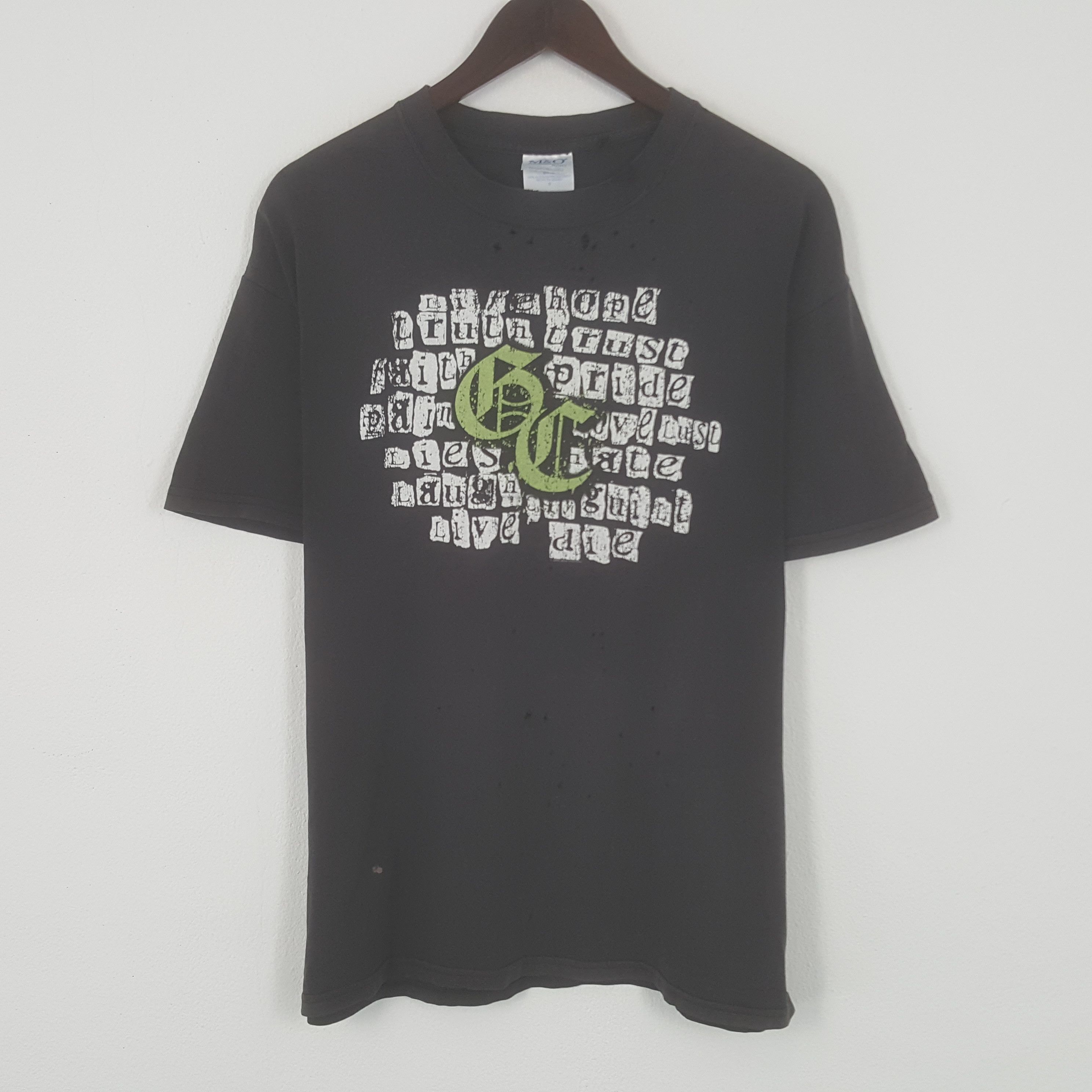 Vintage Vintage M&O Knits BC Tshirt Size US L / EU 52-54 / 3 - 1 Thumbnail