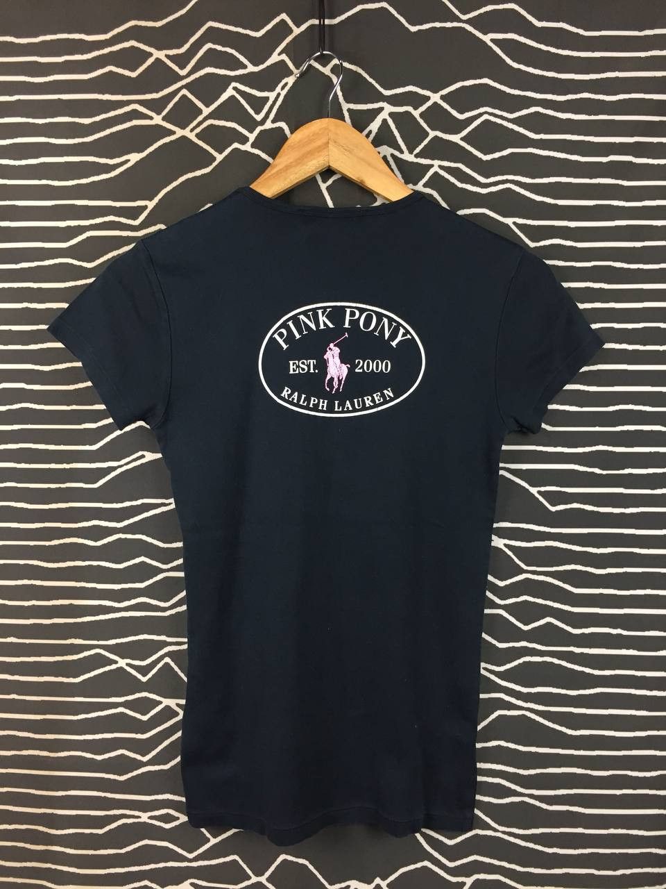 Ralph Lauren Vtg Ralph Lauren Pink Pony Big Logo Made In Usa Tee Size M / US 6-8 / IT 42-44 - 1 Thumbnail