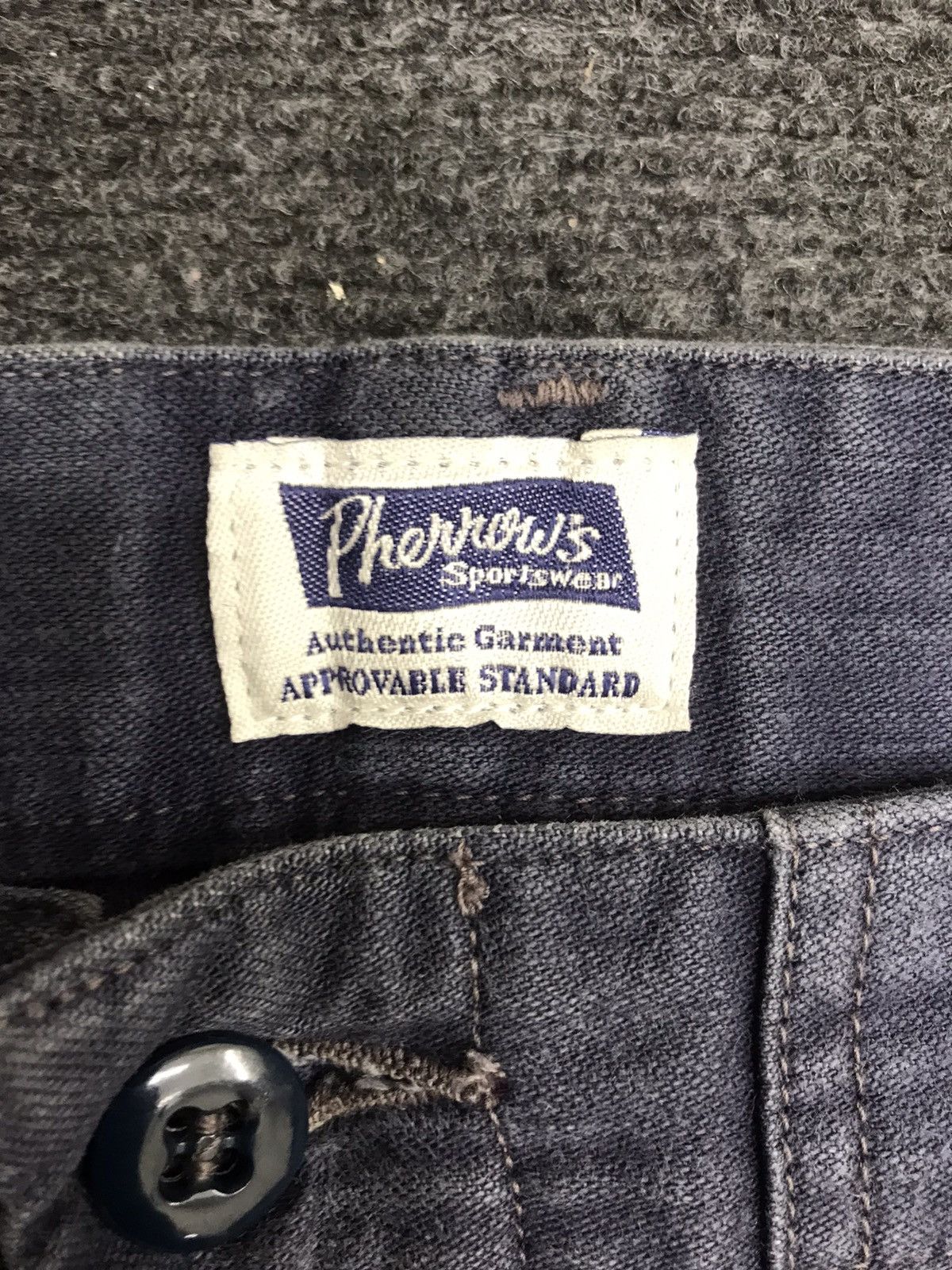 Japanese Brand 💥MILITARY Style💥Pherrows Japan Baker Pant F70 Size US 30 / EU 46 - 6 Thumbnail