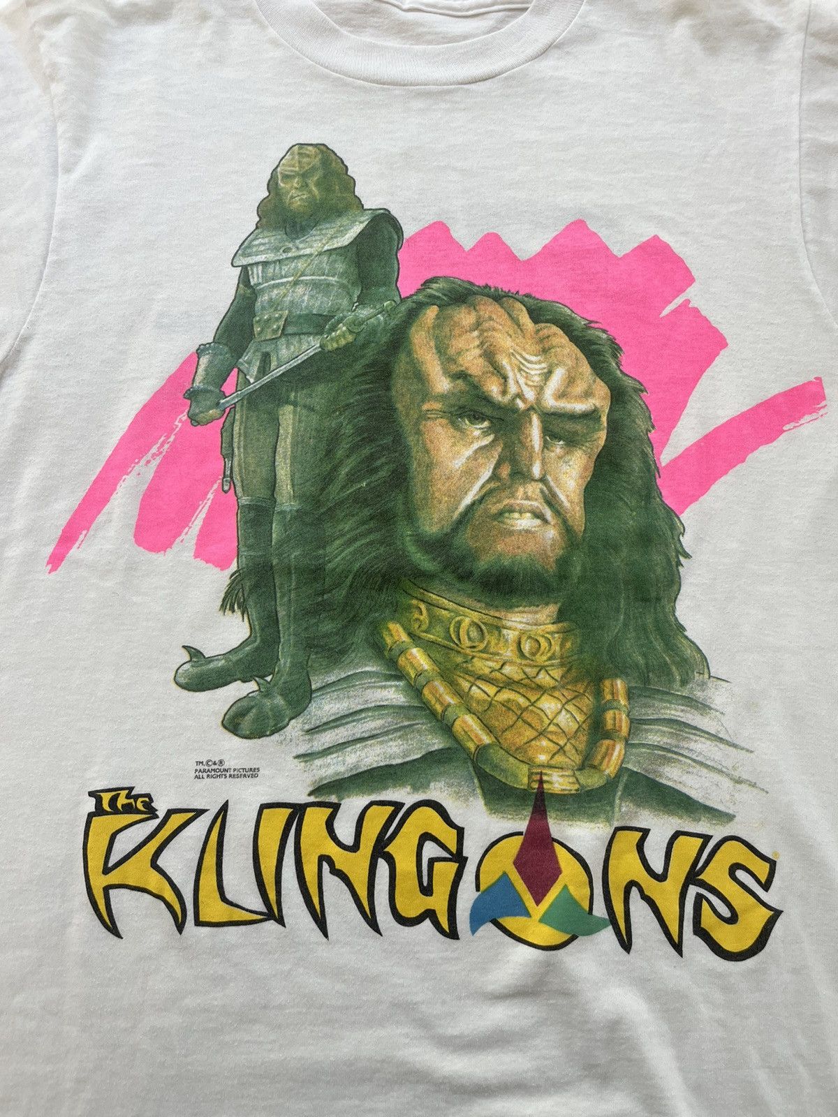 Vintage Vintage Star Trek The KLINGONS 1991’s paramount Movie Tshirt Size US S / EU 44-46 / 1 - 6 Thumbnail