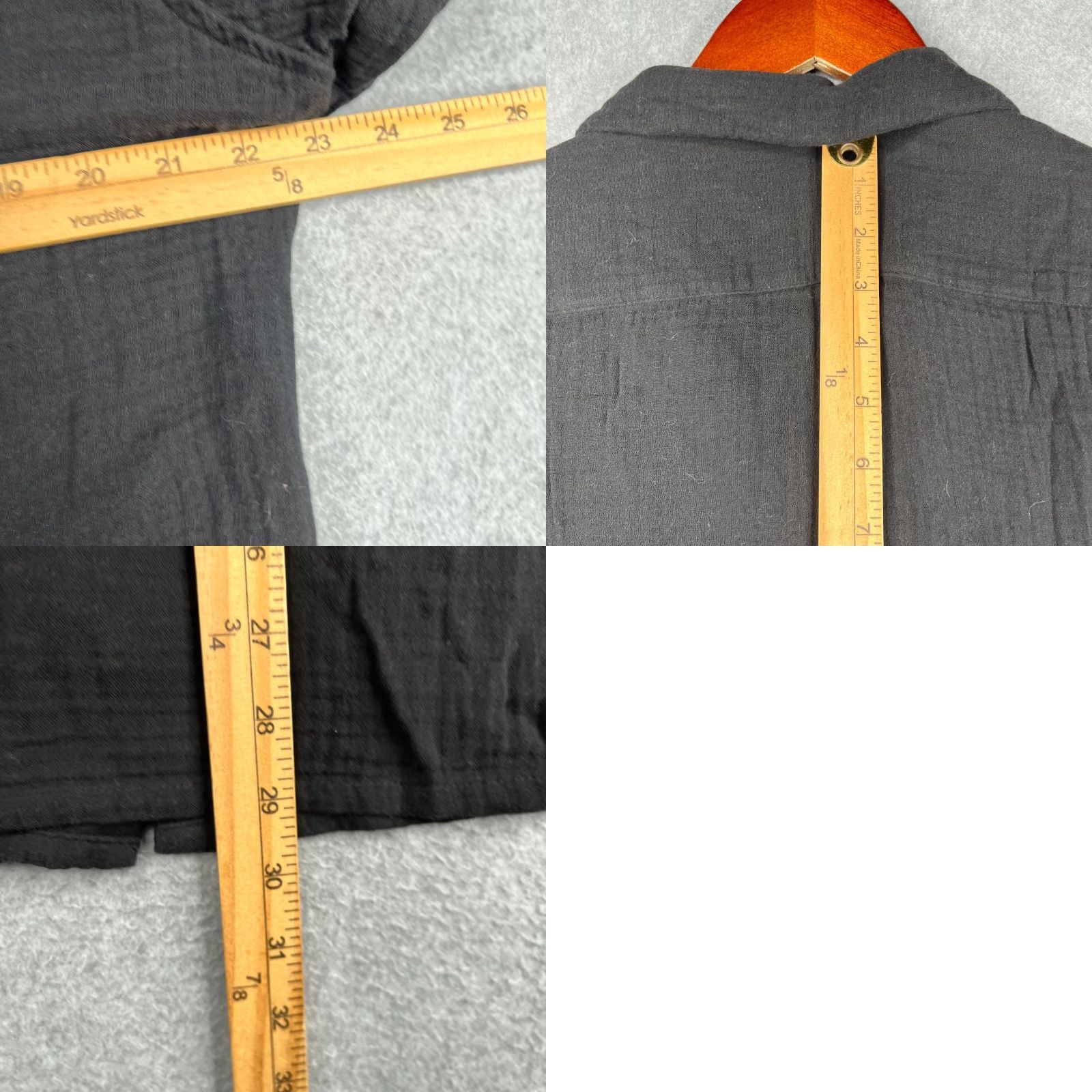 Express Express Shirt L Black Button-Up Short Sleeve Men NEW Size US L / EU 52-54 / 3 - 8 Thumbnail