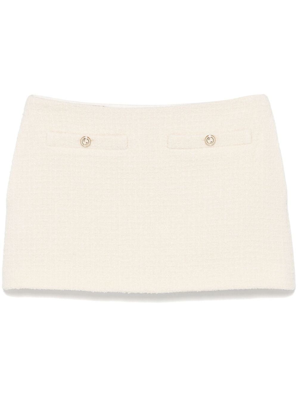 Gucci BOUCLÉ MINI SKIRT Size 27" / US 4 / IT 40 - 1 Thumbnail