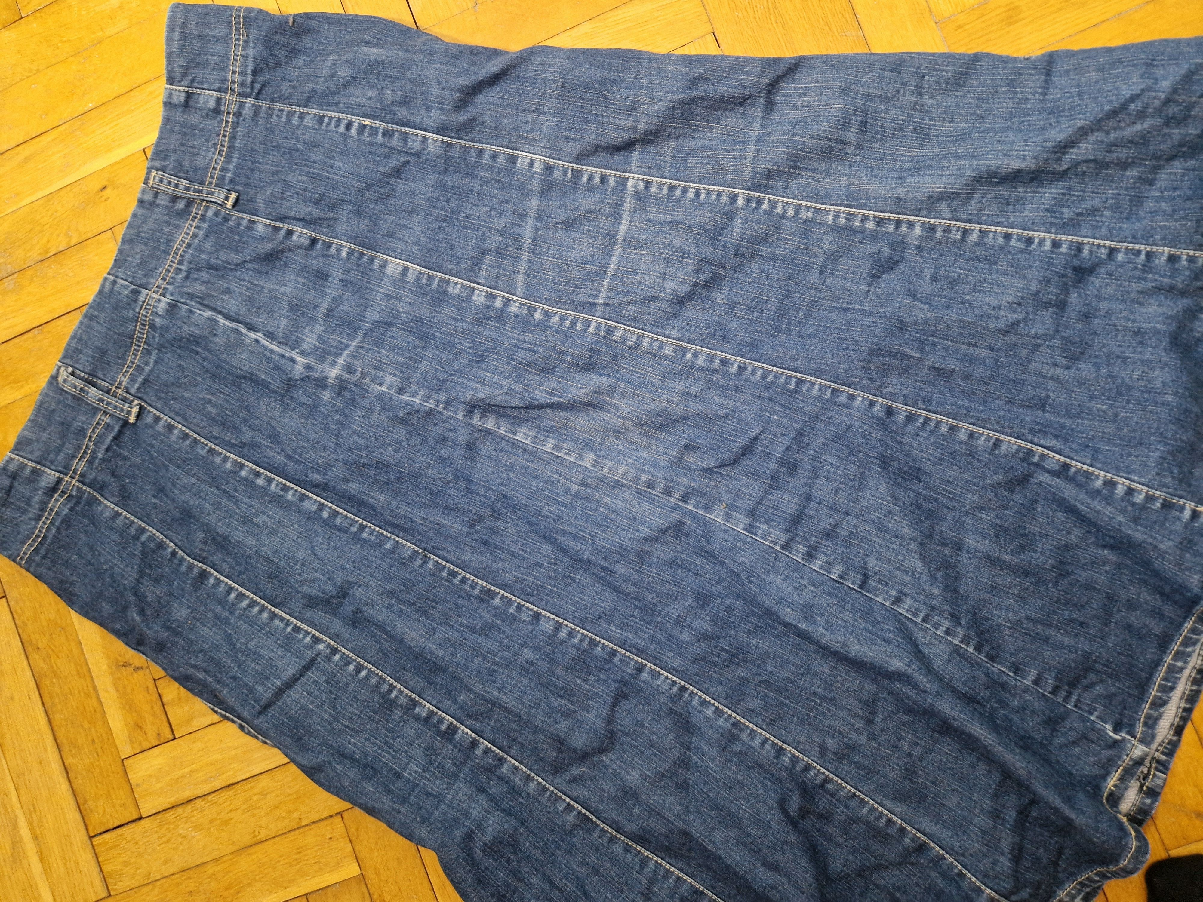 Vintage vintage denim midi / maxi skirt Size 38" / US 16 / IT 52 - 5 Thumbnail
