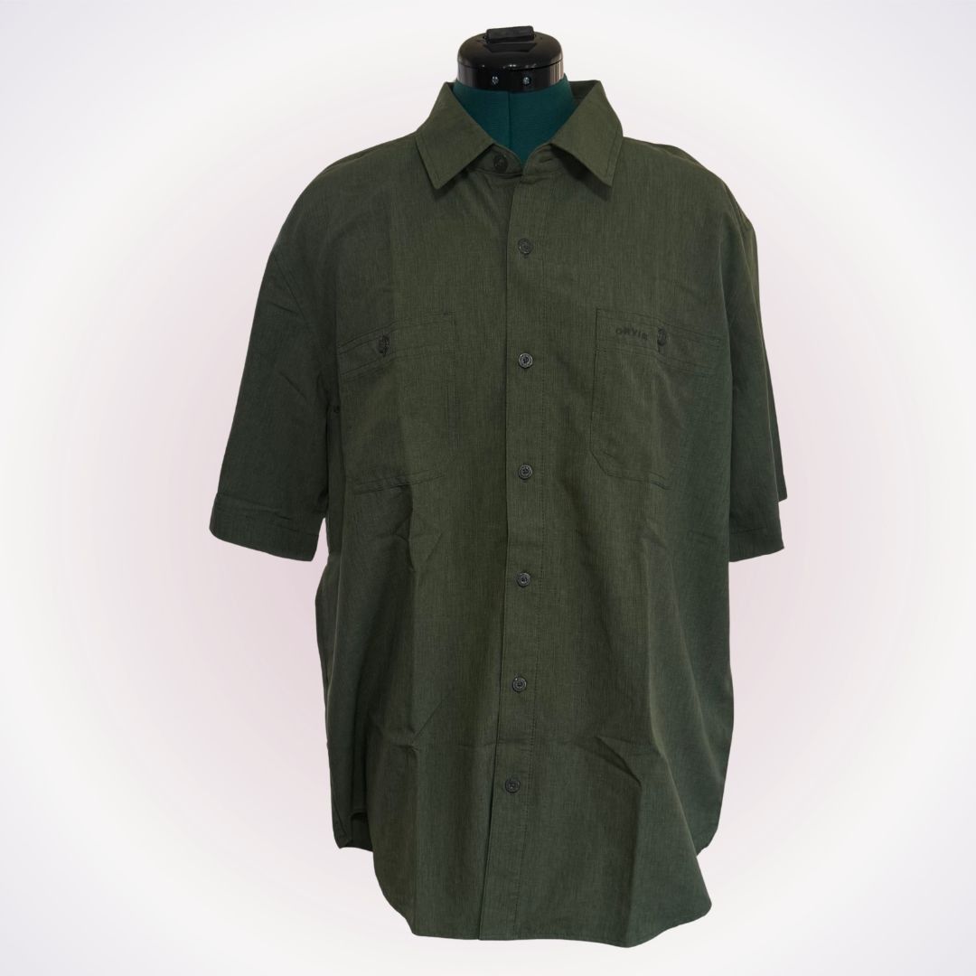 Orvis Orvis Green Short Sleeve Button-Up Shirt | Sz L Size US L / EU 52-54 / 3 - 1 Thumbnail