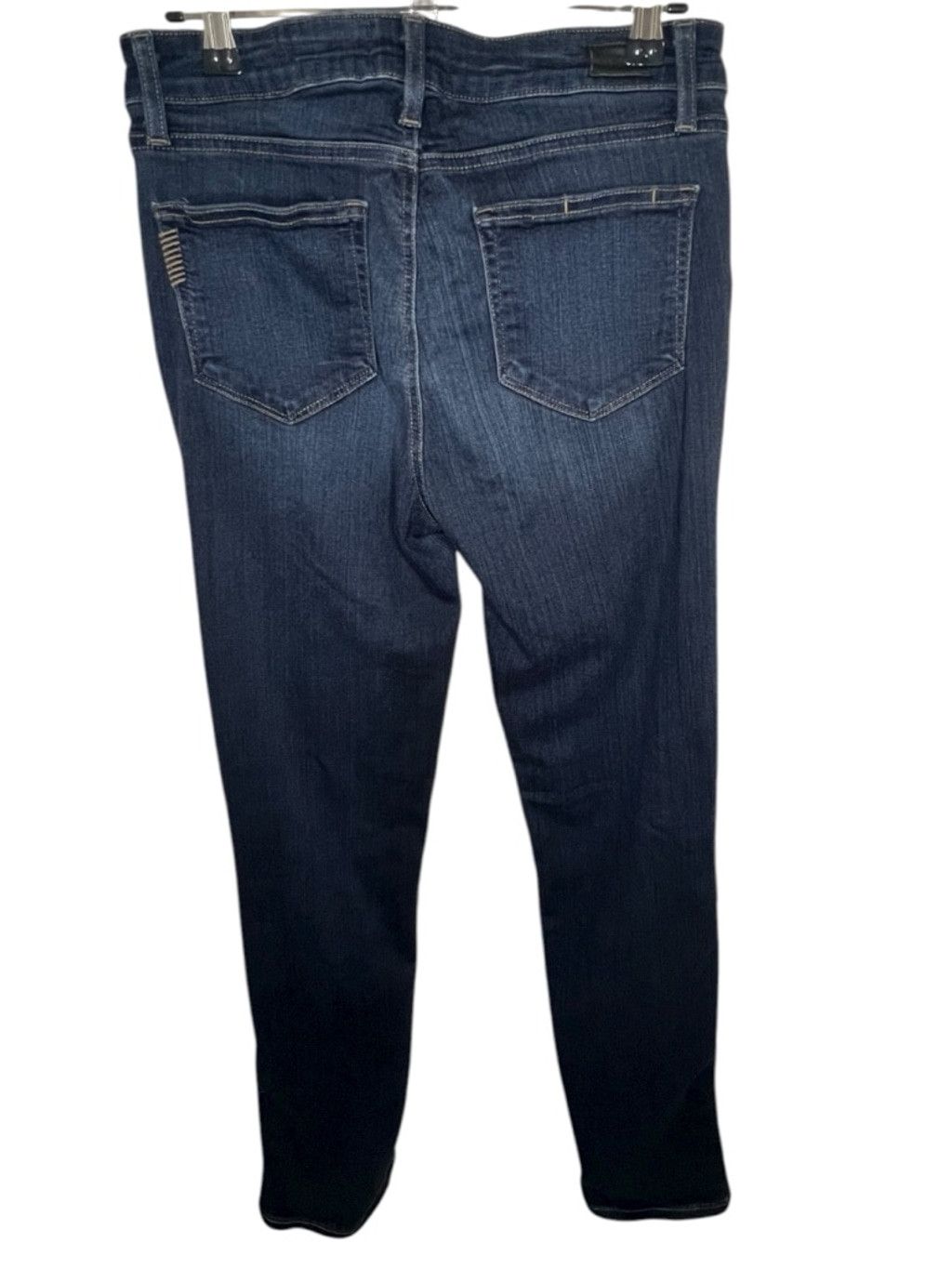 Paige PAIGE Dark Wash Hoxton Straight Leg Midrise Stretchy Jeans Size 29" - 4 Thumbnail