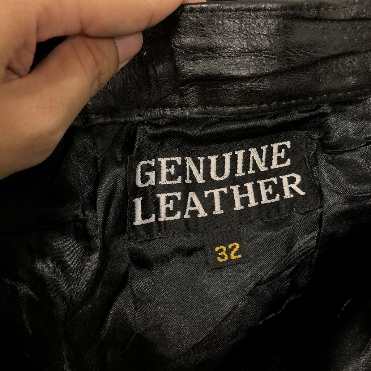 Genuine Leather 🔥90’s Vintage Genuine Leather Pants Japan Issey Miyake Size US 30 / EU 46 - 11 Thumbnail