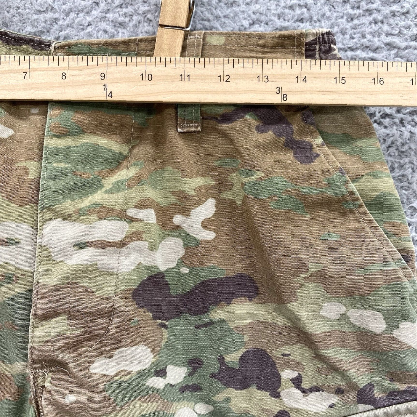 Vintage US Military Cargo Pants Womens 30X25 Green Camo Woodland Utility Workwear Pants Size 30" / US 8 / IT 44 - 2 Thumbnail