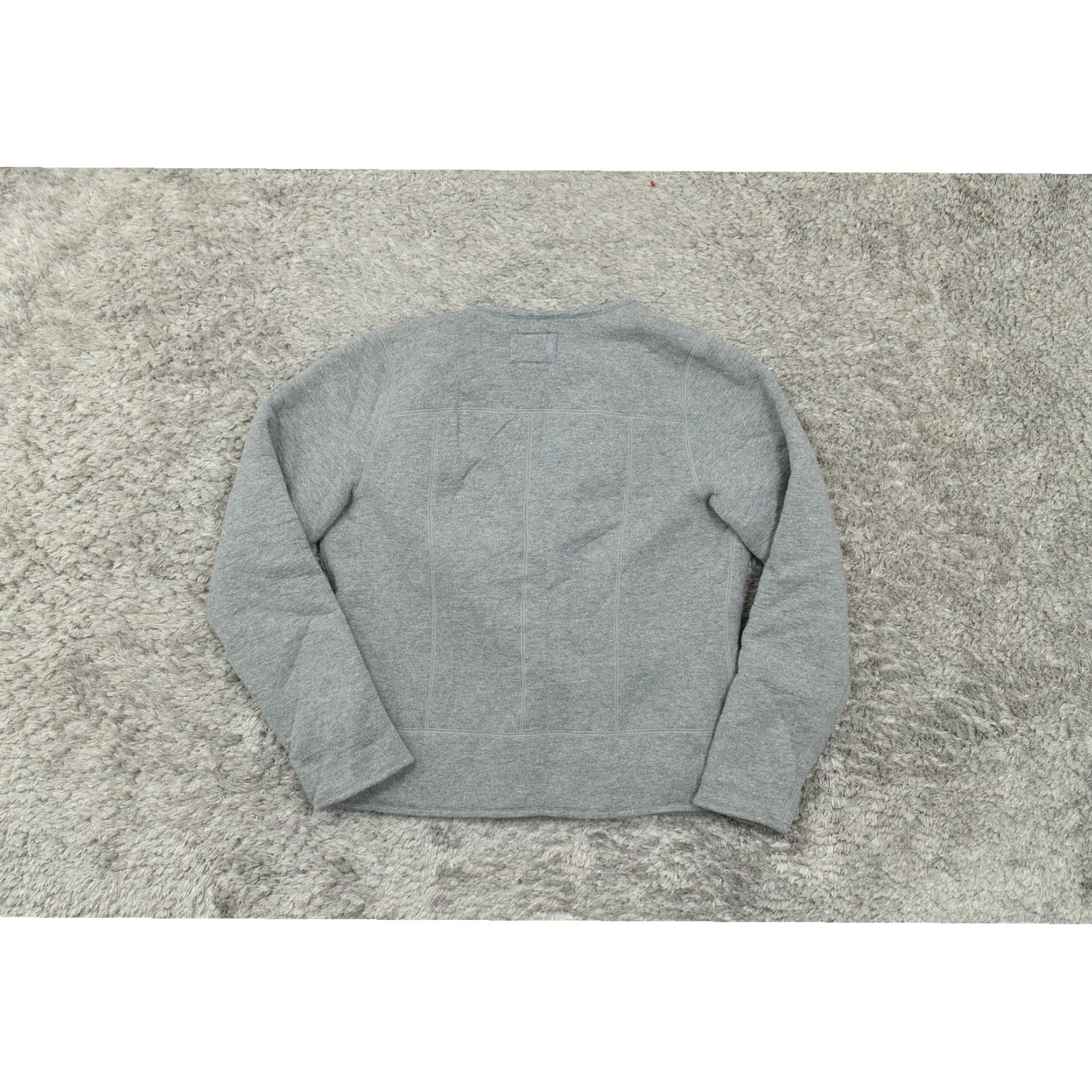 Tommy Bahama Tommy Bahama Cardigan Gray Cotton Full Zip Sherpa Lined Solid Women M Regular Medium Cardigan Size M / US 6-8 / IT 42-44 - 3 Thumbnail