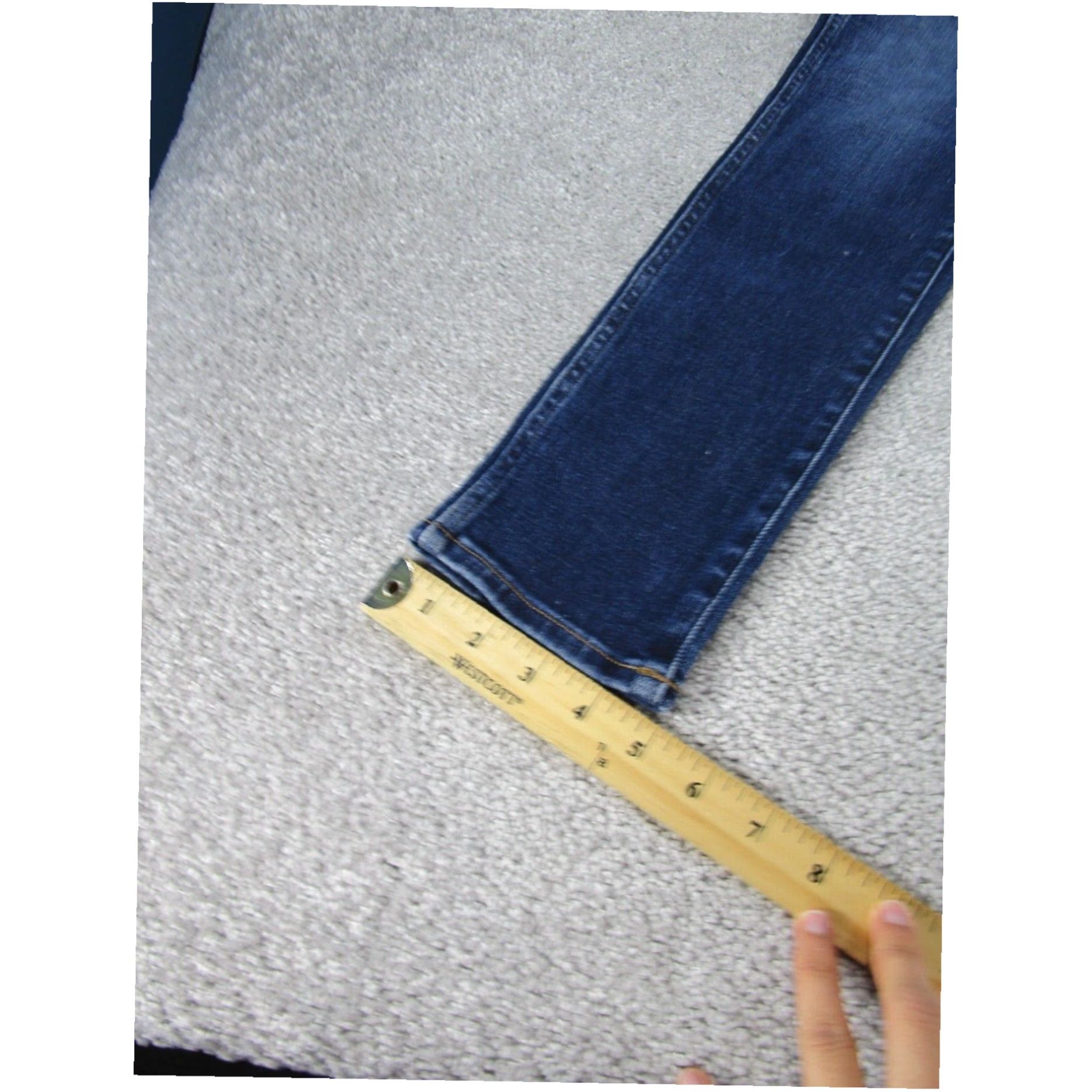 Madewell Womens Madewell Mid Rise 24 Skinny Dark Wash XL Extra Large Denim Jeans Size 42" / US 20 - 5 Thumbnail