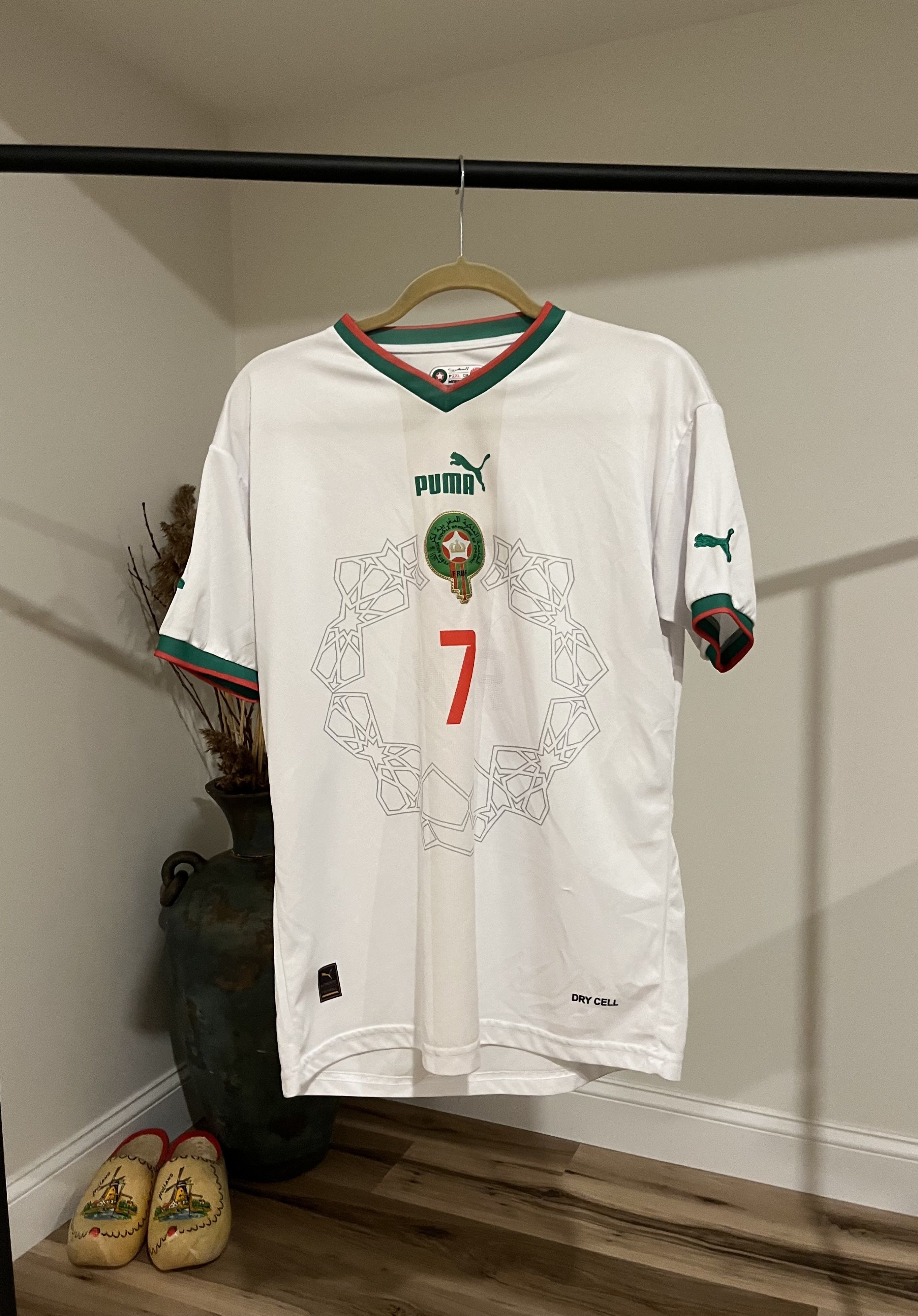 Hakim Ziyech Morocco Jersey – Medium – World Cup Edition