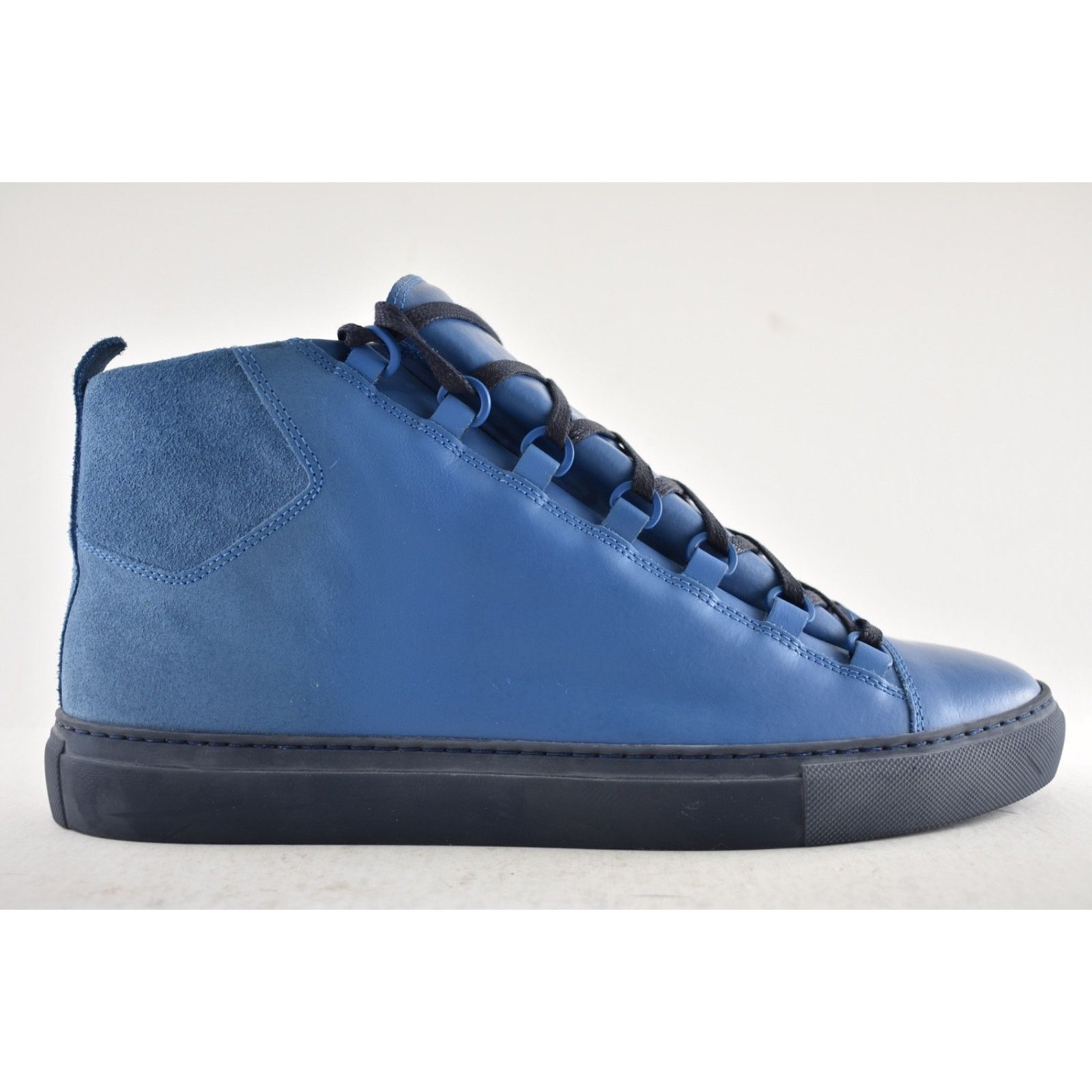 Balenciaga Balenciaga Mens Arena Blue Suede High Top Sneaker 43 10 Size US 10 / EU 43 - 2 Thumbnail