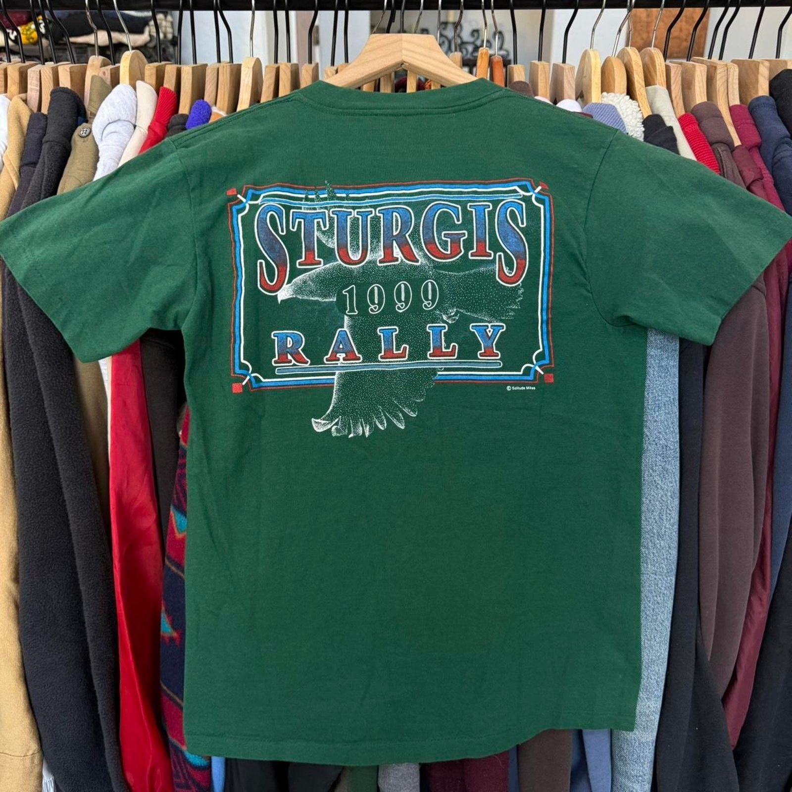 Other Vintage 1999 Sturgis Rally Single Stitch Pocket T-Shirt Size US S / EU 44-46 / 1 - 1 Thumbnail