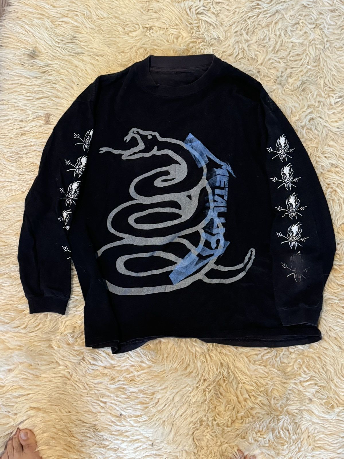 Vintage Vintage 90s Metallica long sleeve parking lot Boot, 24/27 Size US XL / EU 56 / 4 - 1 Thumbnail