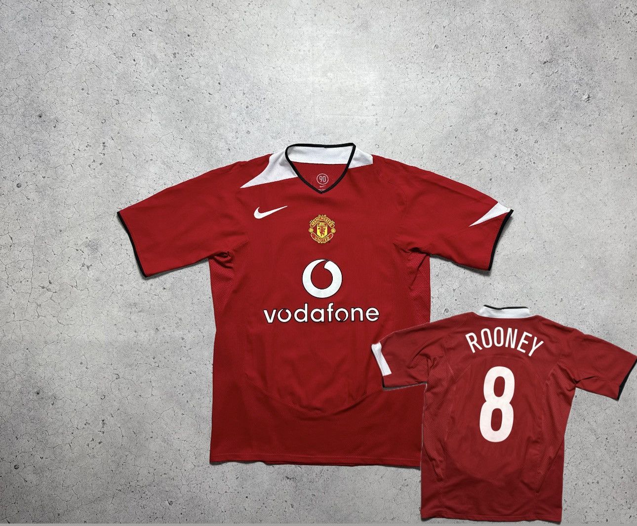 Nike Nike FC Manchester United Wayne Rooney #8 2004/2006 Jersey Size US S / EU 44-46 / 1 - 1 Thumbnail