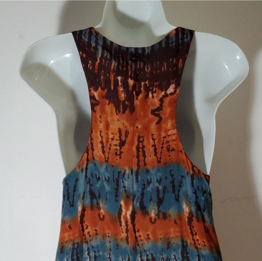 Billabong Billabong Size XS Dress Tie Dye Fringe Tassel Racer Back Size XS / US 0-2 / IT 36-38 - 5 Thumbnail