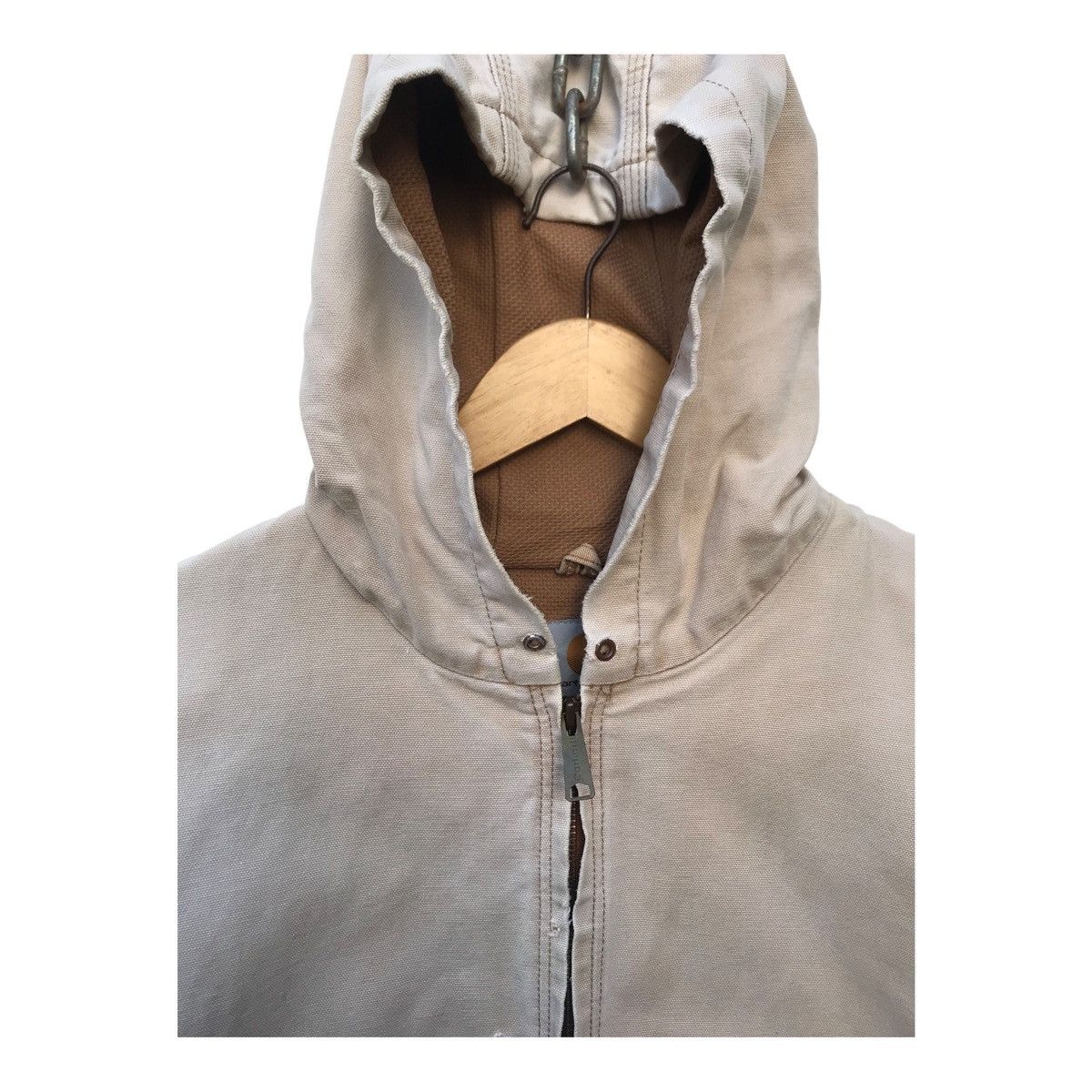 Carhartt Thrashed Carhartt Hoodie Distressed Jacket Size US L / EU 52-54 / 3 - 3 Thumbnail