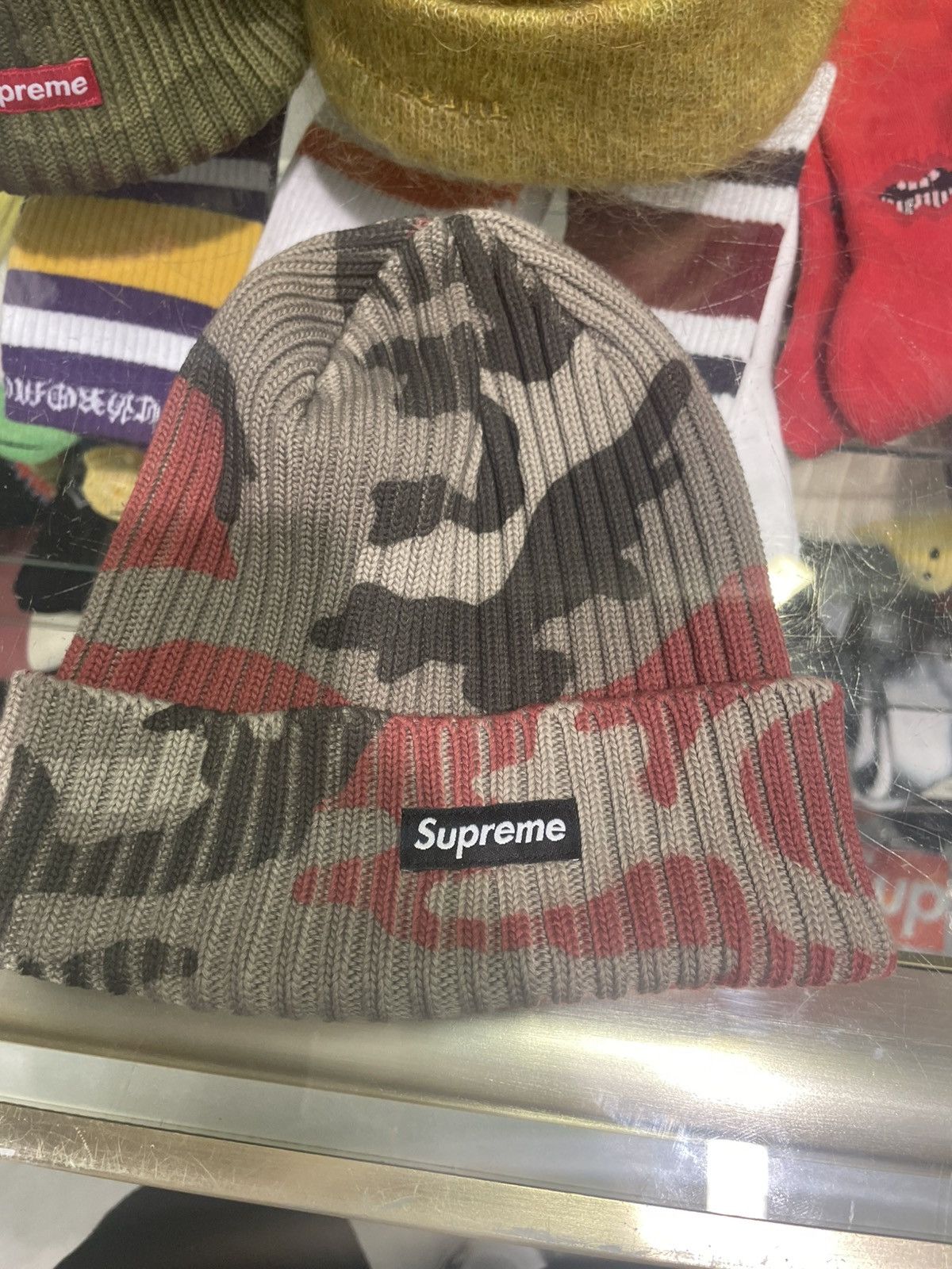 Supreme Supreme Camo beanie Size ONE SIZE - 1 Thumbnail