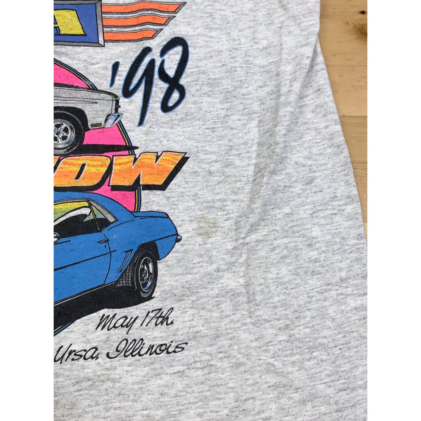 Anvil VINTAGE 1998 Ursa Car Show Tank Top Women L Gray Muscle Car Outlaw Tee 90s 11185 Size L / US 10 / IT 46 - 5 Thumbnail