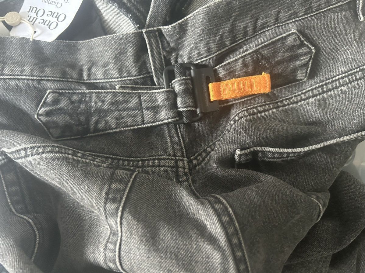 Heron Preston HERON PRESTON grey denim. size 32 mens. adjustable pull tab Size US 32 / EU 48 - 6 Thumbnail