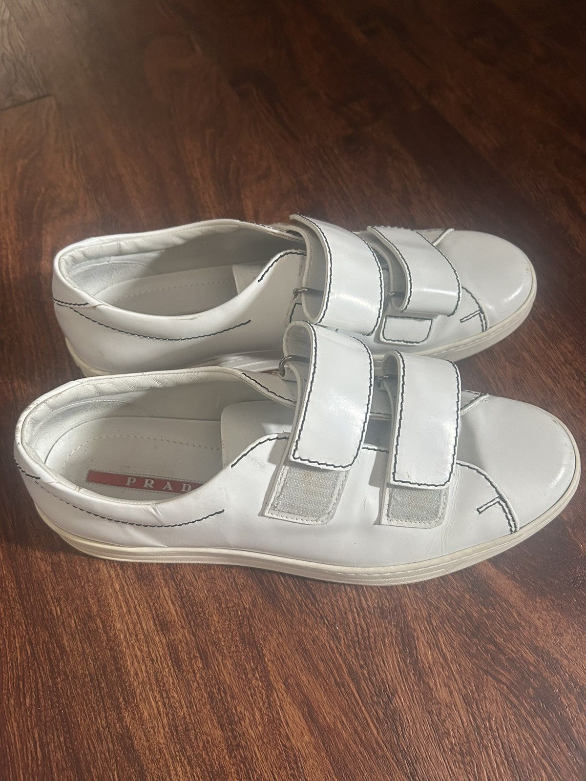 Prada Prada casual leather shoes strap Size US 12 / EU 45 - 3 Thumbnail