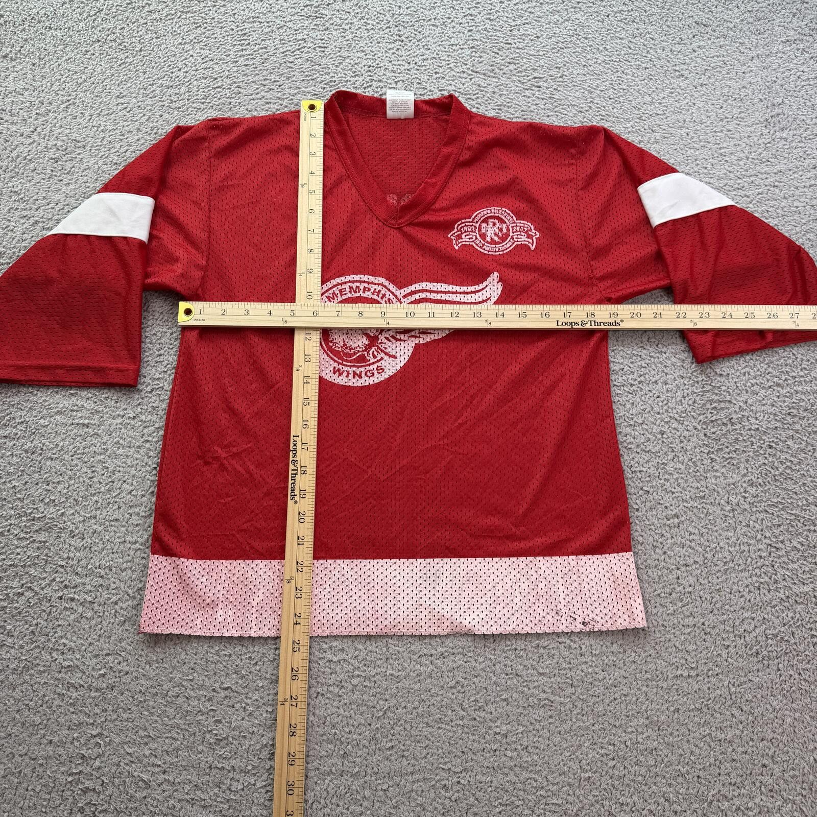 Other Vintage Y2K Memphis RiverKings Hockey Jersey Red Wings Mesh Size US S / EU 44-46 / 1 - 3 Thumbnail