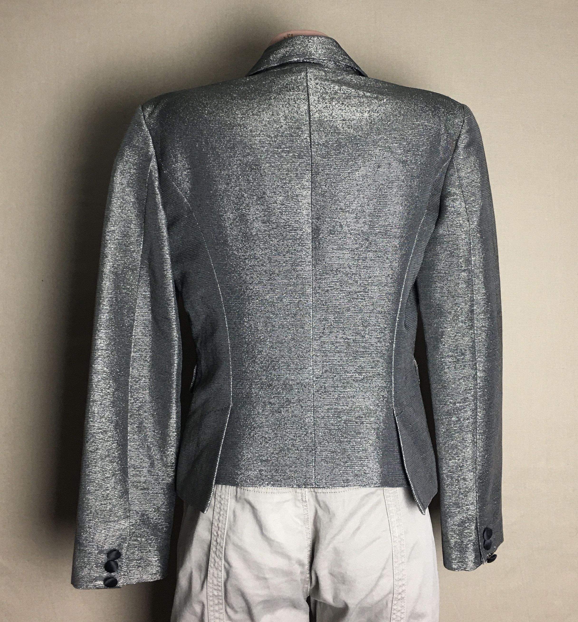 Dsquared2 Dsquared2 Women's Sparkle One Button Blazer Size EU 42 Size M / US 6-8 / IT 42-44 - 5 Thumbnail