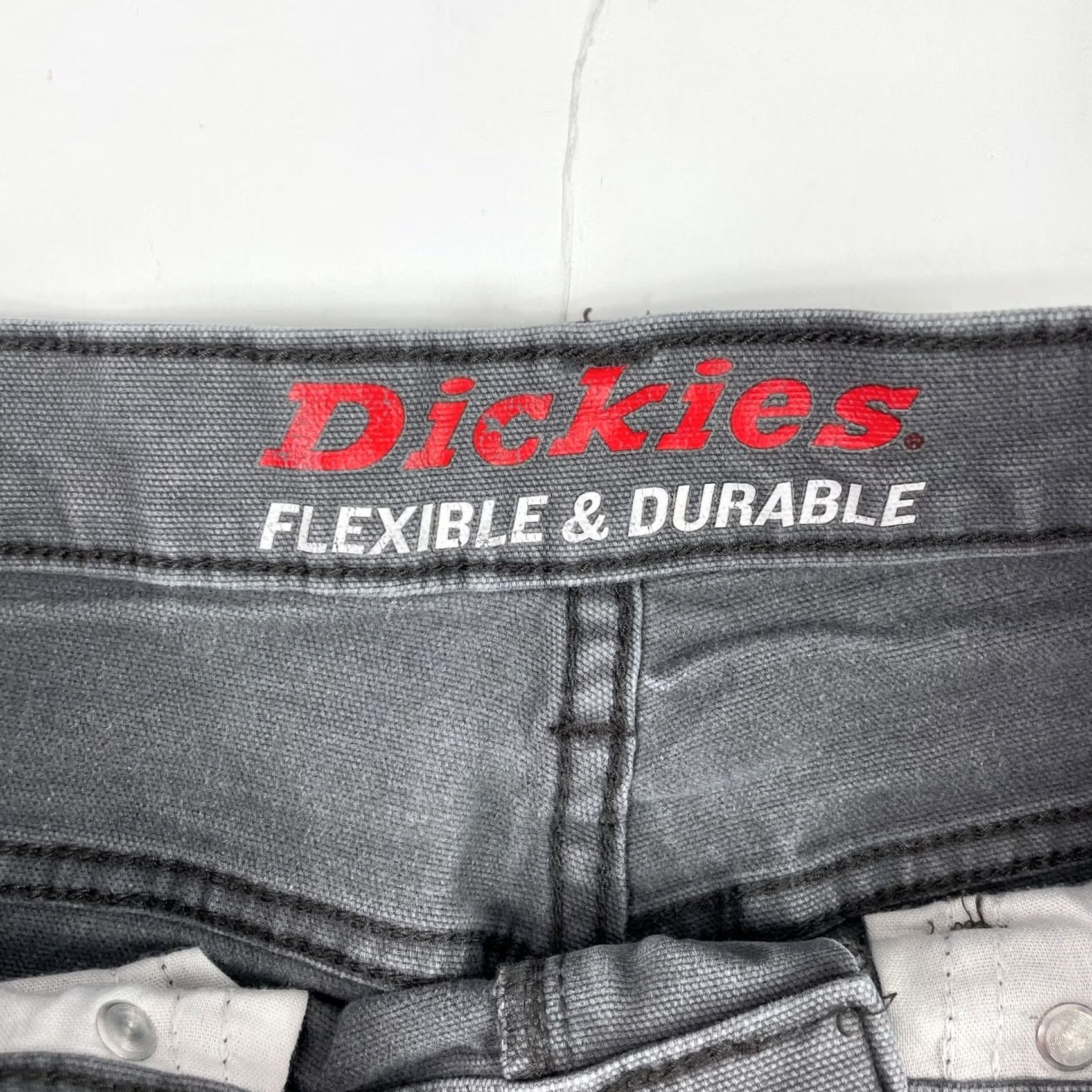 Dickies Dickies Pants Mens 32 x 32 Gray Canvas Carpenter Hiking Rugged Flexible - Size 32 Size US 32 / EU 48 - 6 Thumbnail