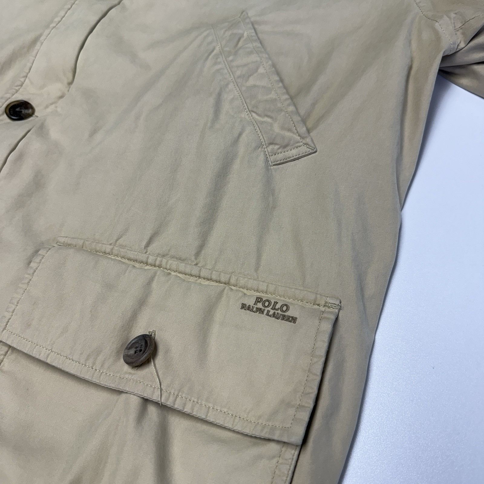 Polo Ralph Lauren Polo Ralph Lauren Jacket Mens Medium 25x30 Tan Full Zip Insu Size US M / EU 48-50 / 2 - 7 Thumbnail