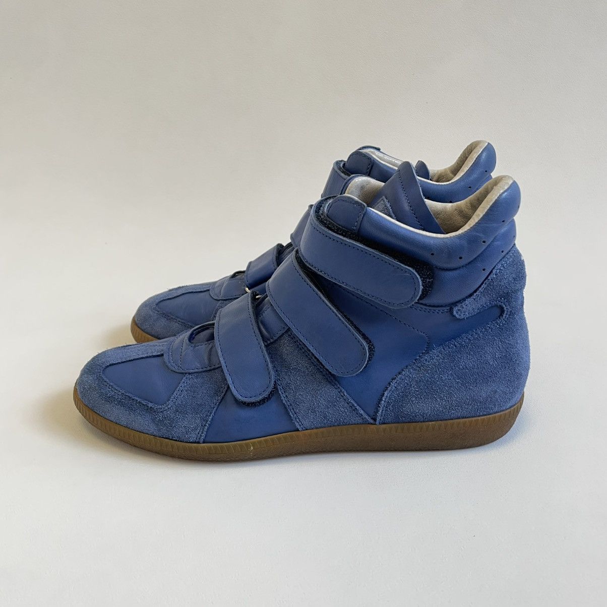 Maison Margiela Royal Blue Velcro GAT Sneakers Size US 8 / EU 41 - 10 Thumbnail