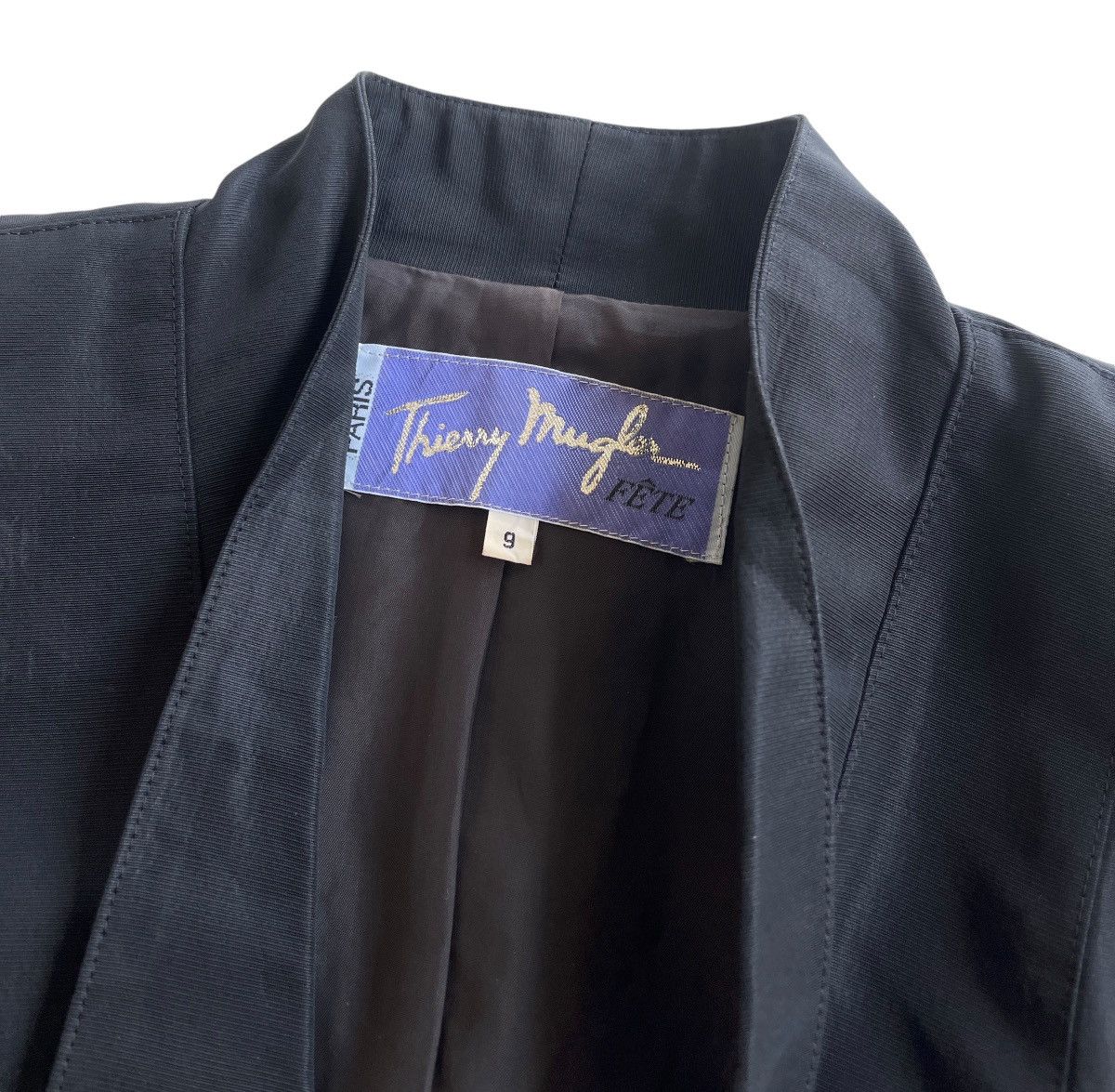 Thierry Mugler 1990s Iconic Structured Corseted Jacket Coat Size S / US 4 / IT 40 - 5 Thumbnail