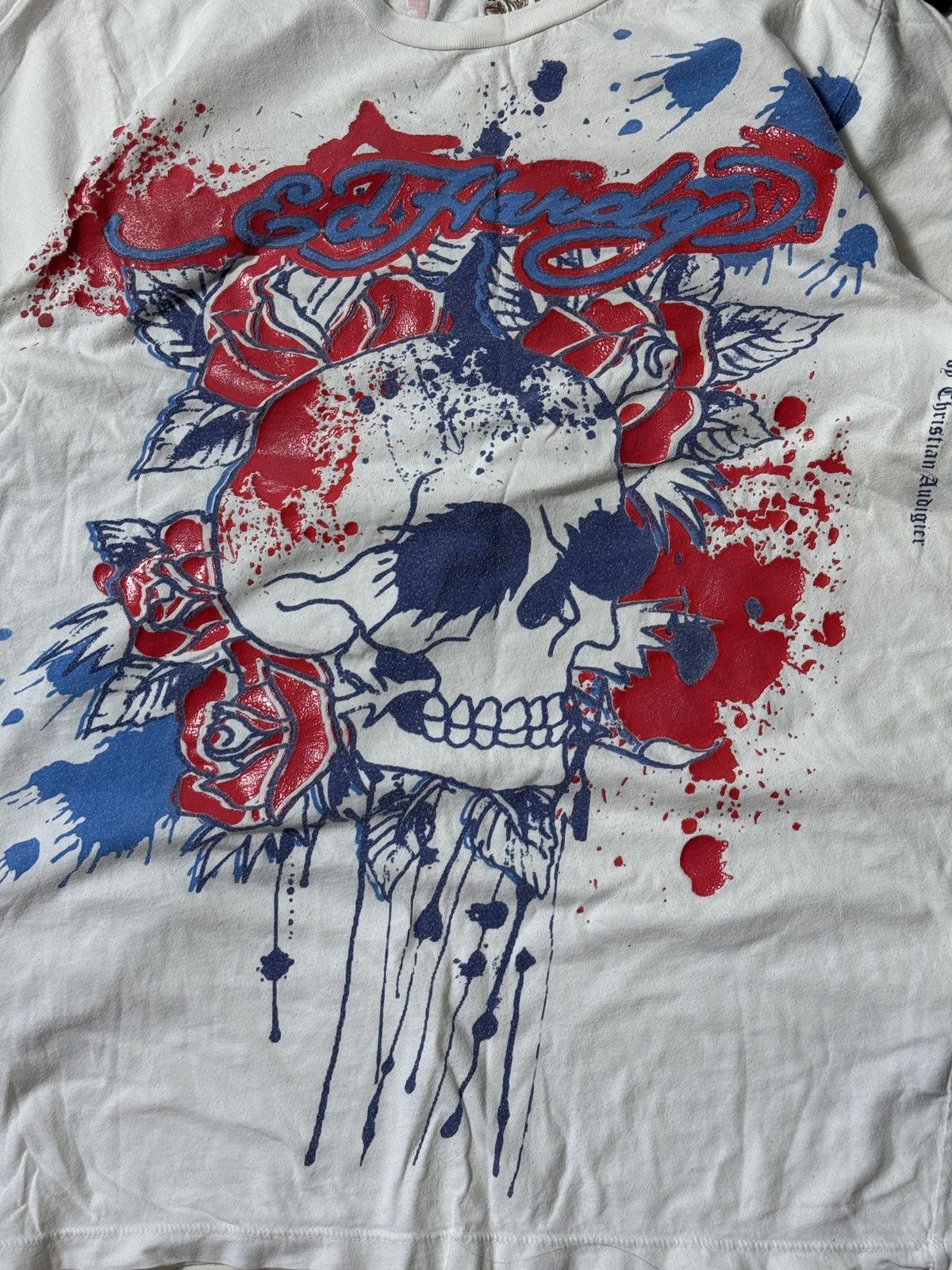 Ed Hardy VINTAGE ED HARDY SKULL 2000s TEE SHIRT Size US M / EU 48-50 / 2 - 2 Thumbnail