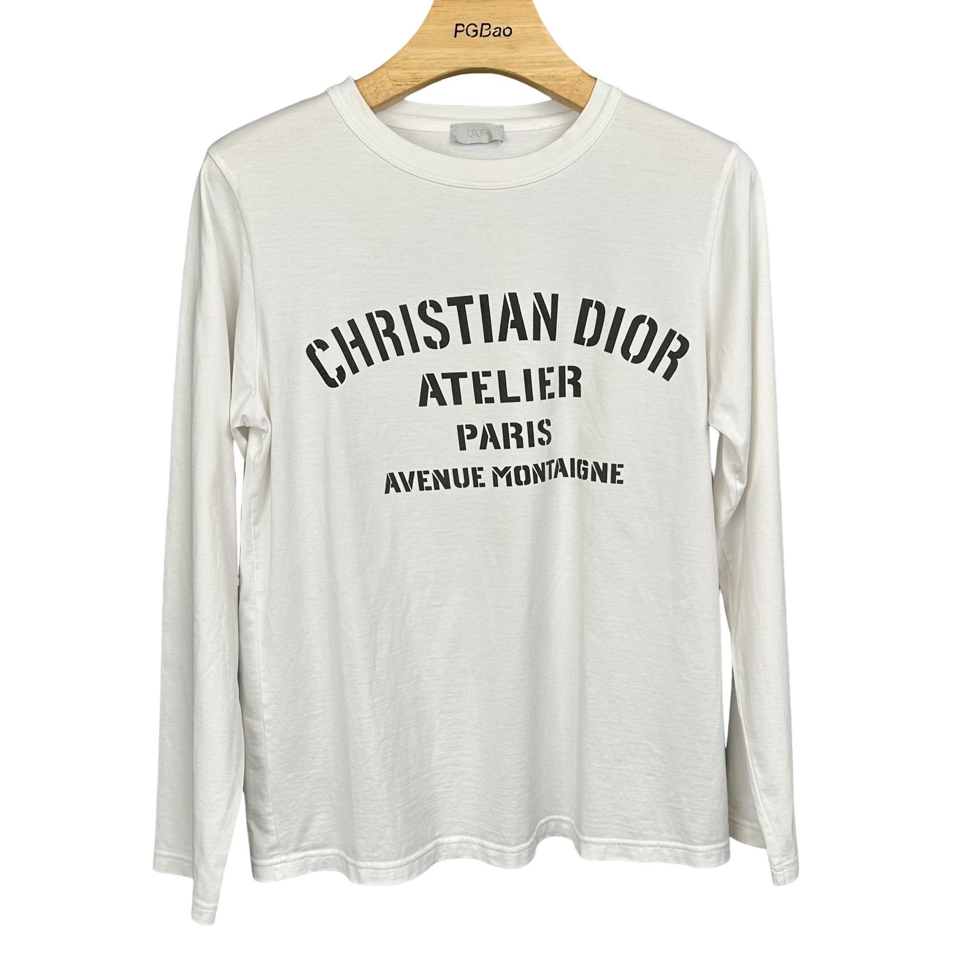 Dior Dior Atelier Paris Logo Long Sleeve T-Shirt Size L Size US L / EU 52-54 / 3 - 1 Thumbnail