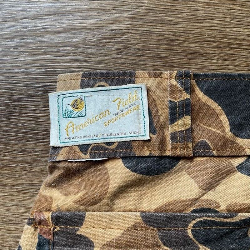 Vintage 60s American Field Sportswear Tan Camo Pants Size US 36 / EU 52 - 6 Thumbnail