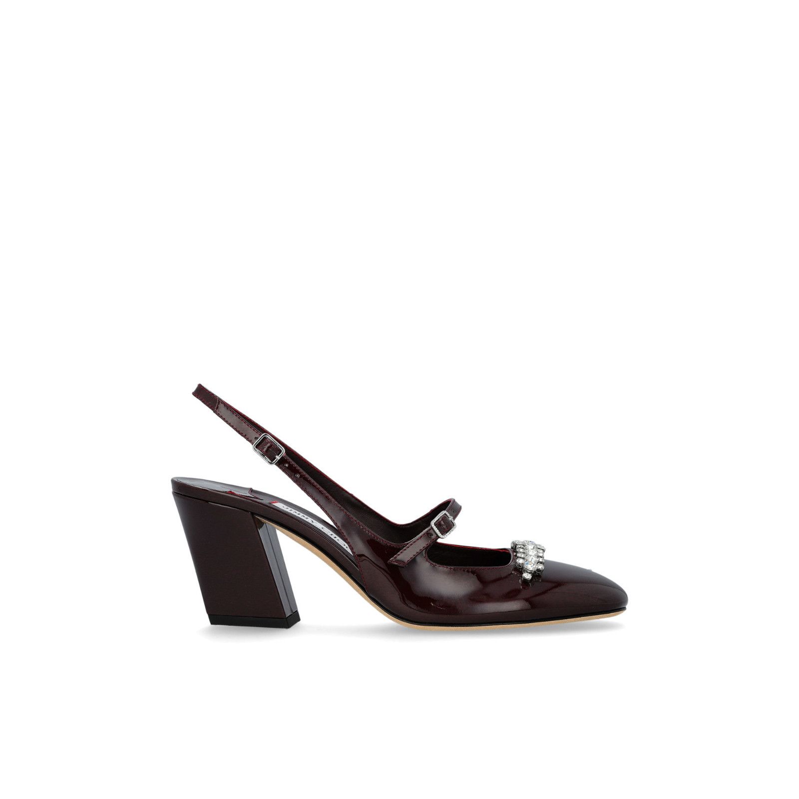 JIMMY CHOO 'Belinda' Burgundy Heeled Shoes New & Authentic (