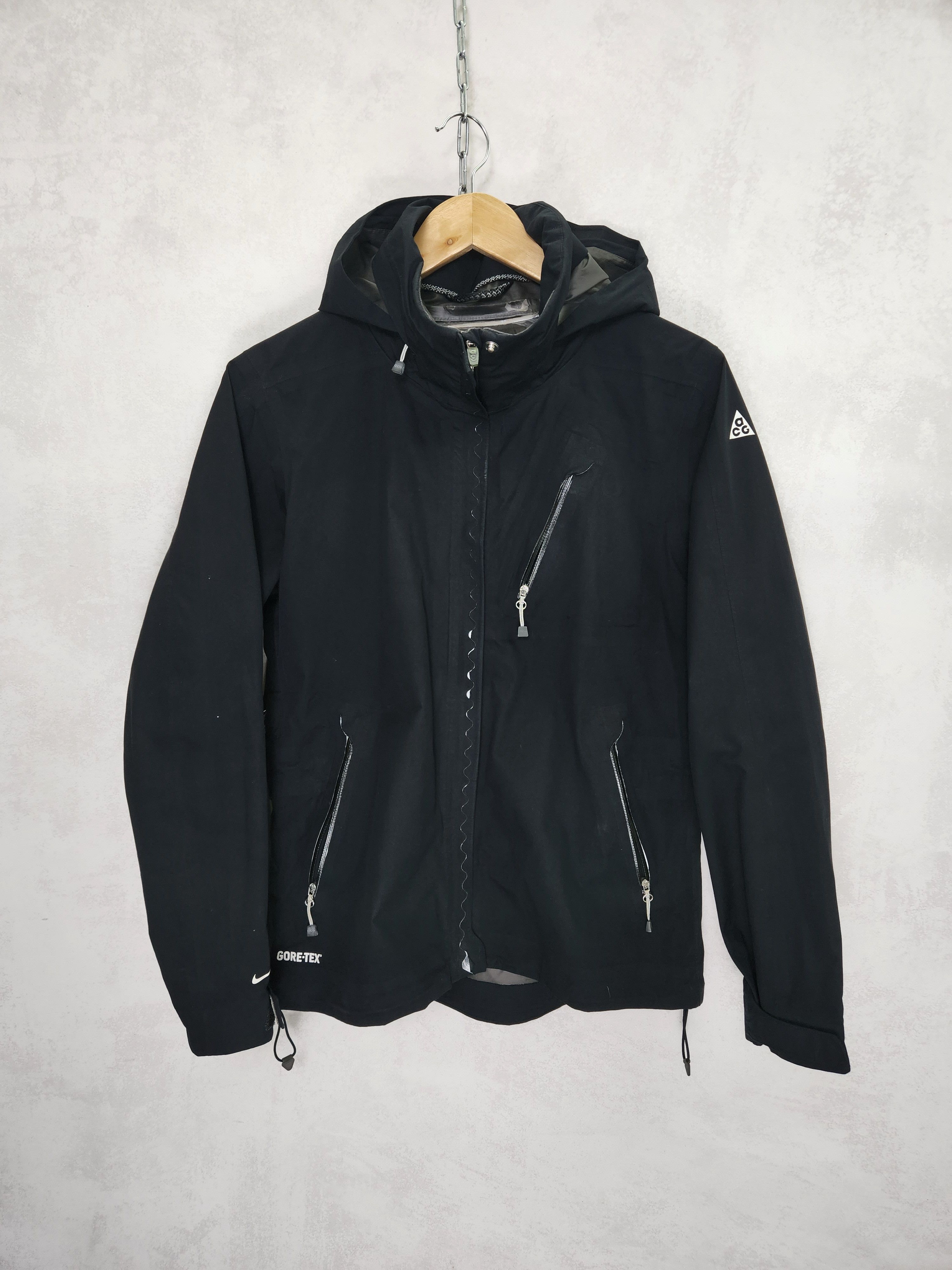 新品　NIKELAB ACG GORETEX acronym XXL 黒 Nike NIKELAB ACG GORE-TEX Men's Black Yellow JACKET Coat