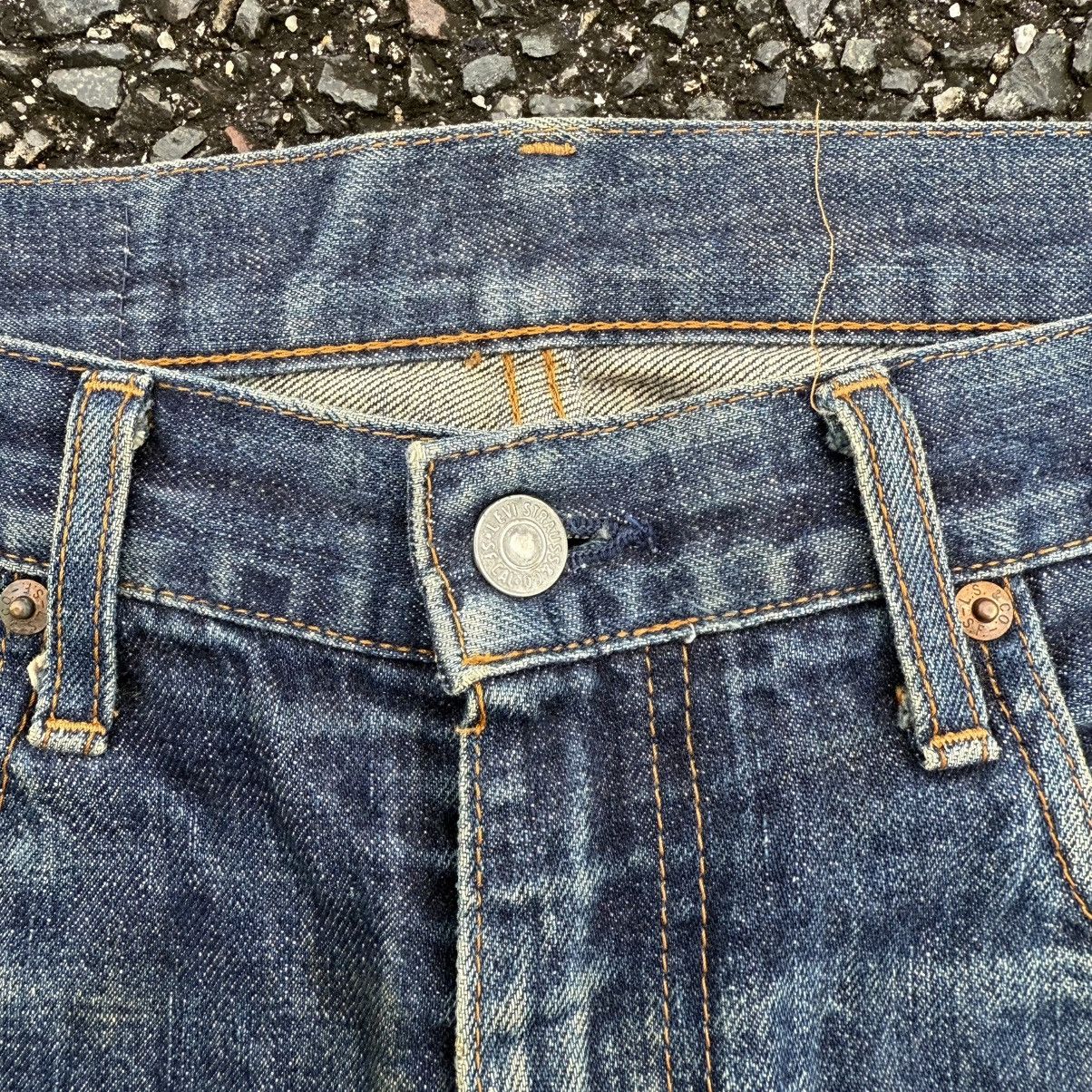 Levi's Vintage Clothing VINTAGE LEVI'S 502 97' BIG E RUSTY SELVEGE RIPPEP JEAN DENIM Size US 33 - 5 Thumbnail